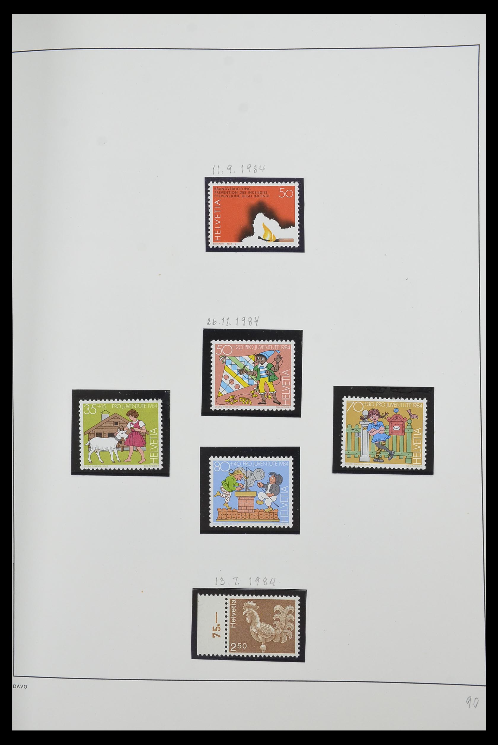 33556 092 - Stamp collection 33556 Switzerland 1862-2000.