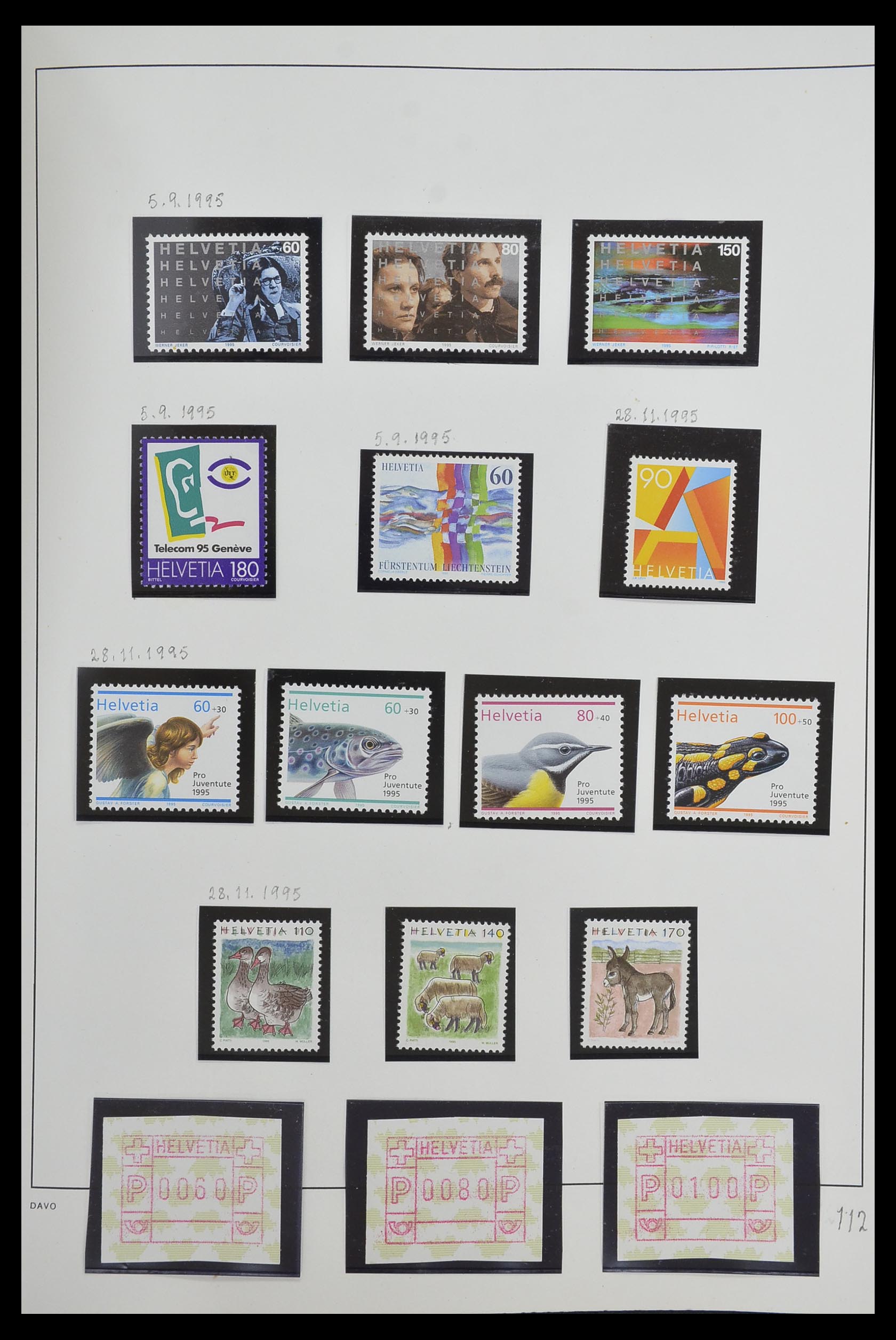 33556 114 - Stamp collection 33556 Switzerland 1862-2000.
