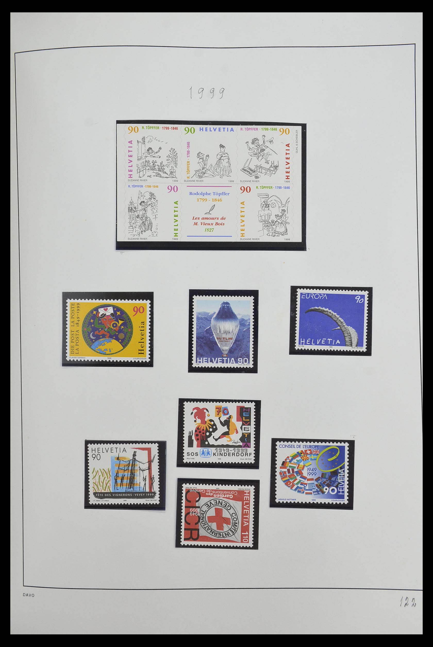 33556 125 - Stamp collection 33556 Switzerland 1862-2000.