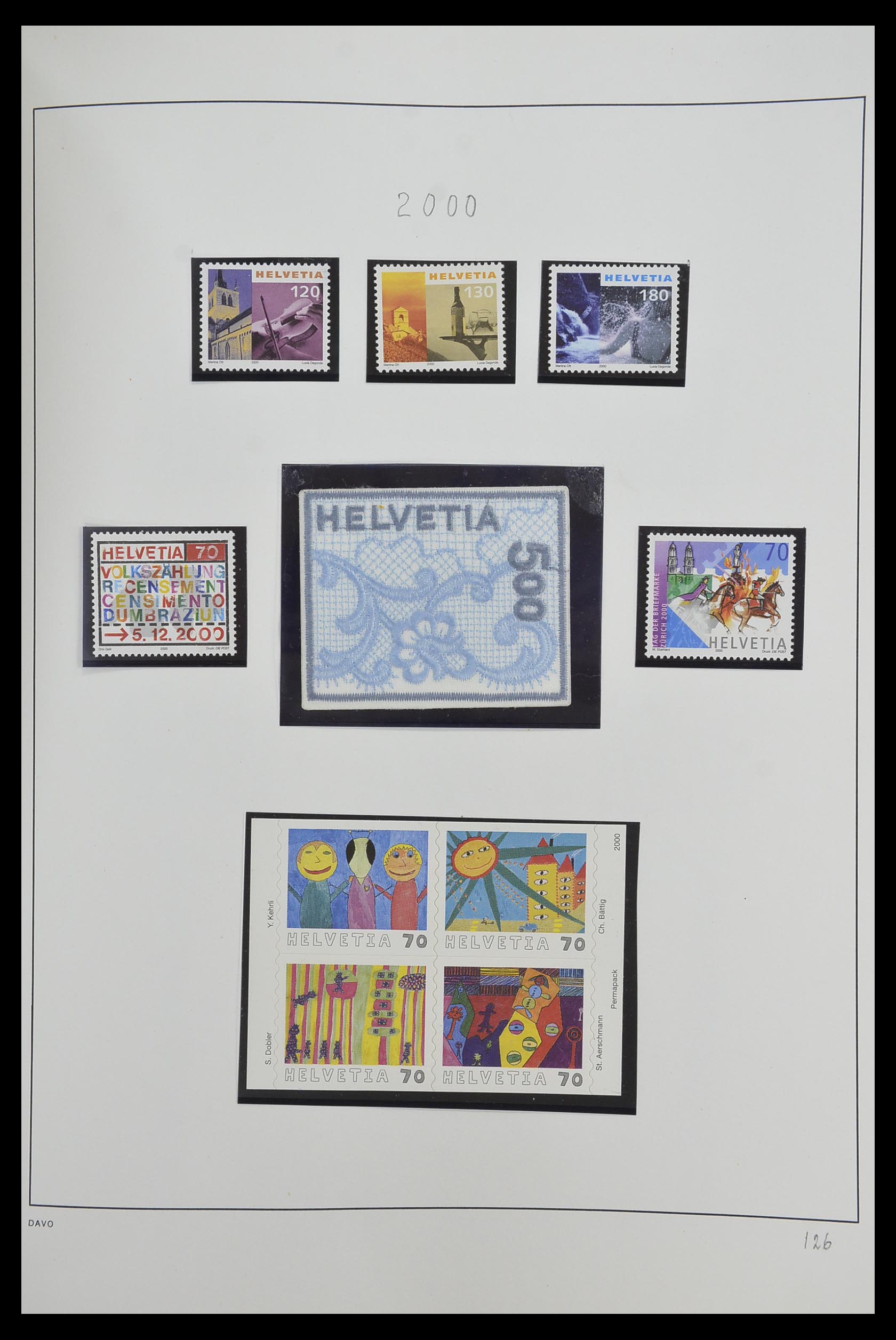33556 129 - Stamp collection 33556 Switzerland 1862-2000.