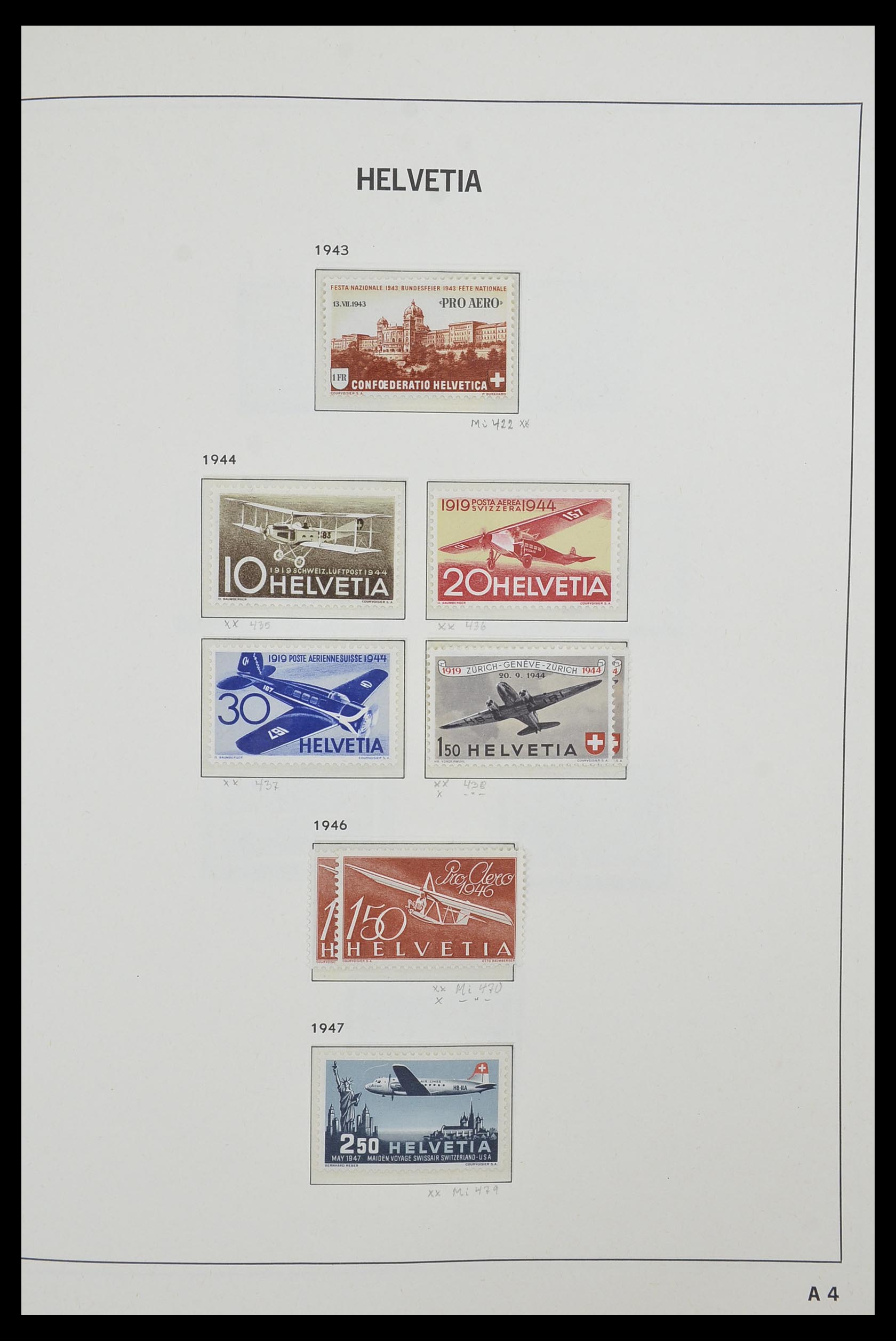 33556 134 - Stamp collection 33556 Switzerland 1862-2000.