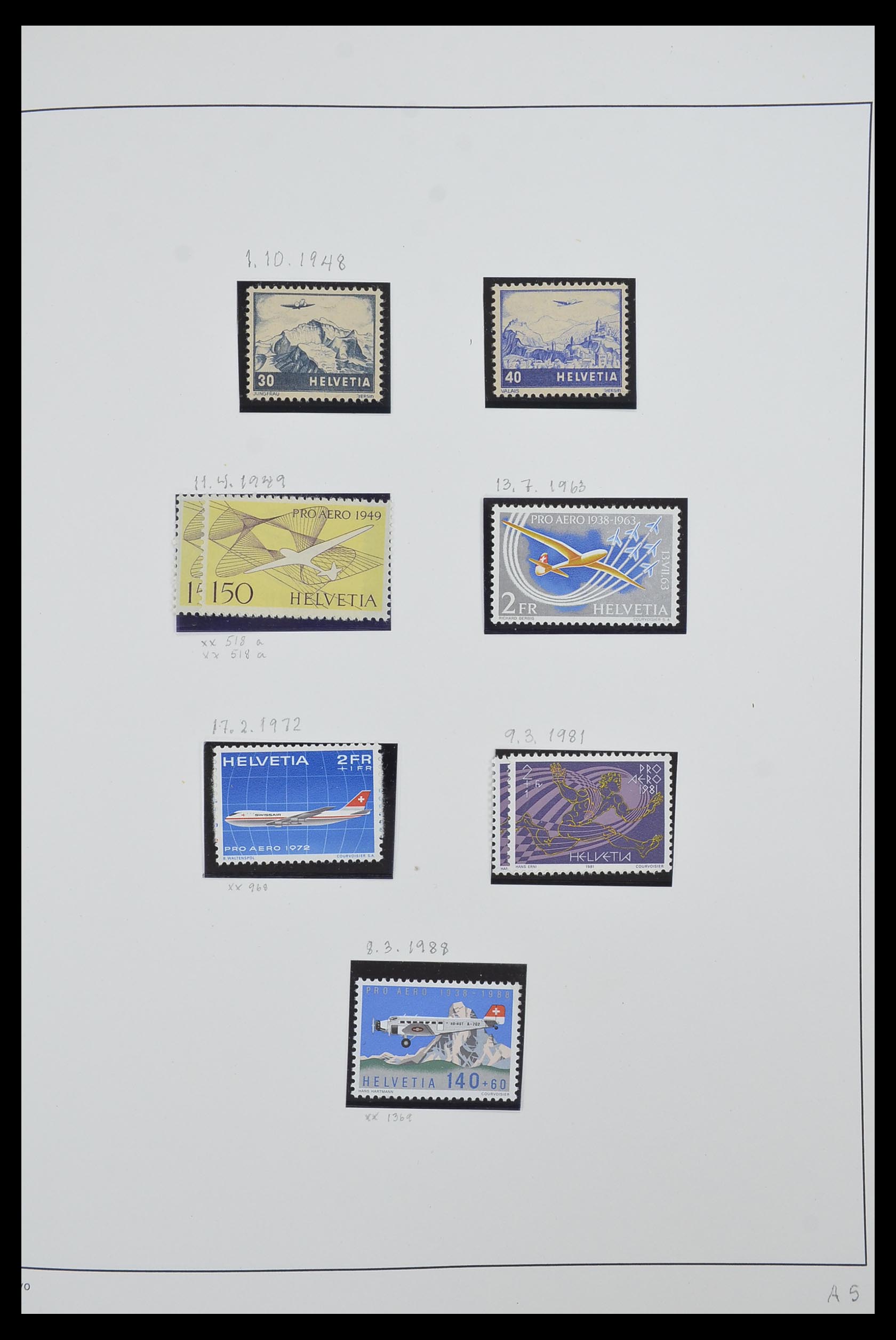 33556 135 - Stamp collection 33556 Switzerland 1862-2000.