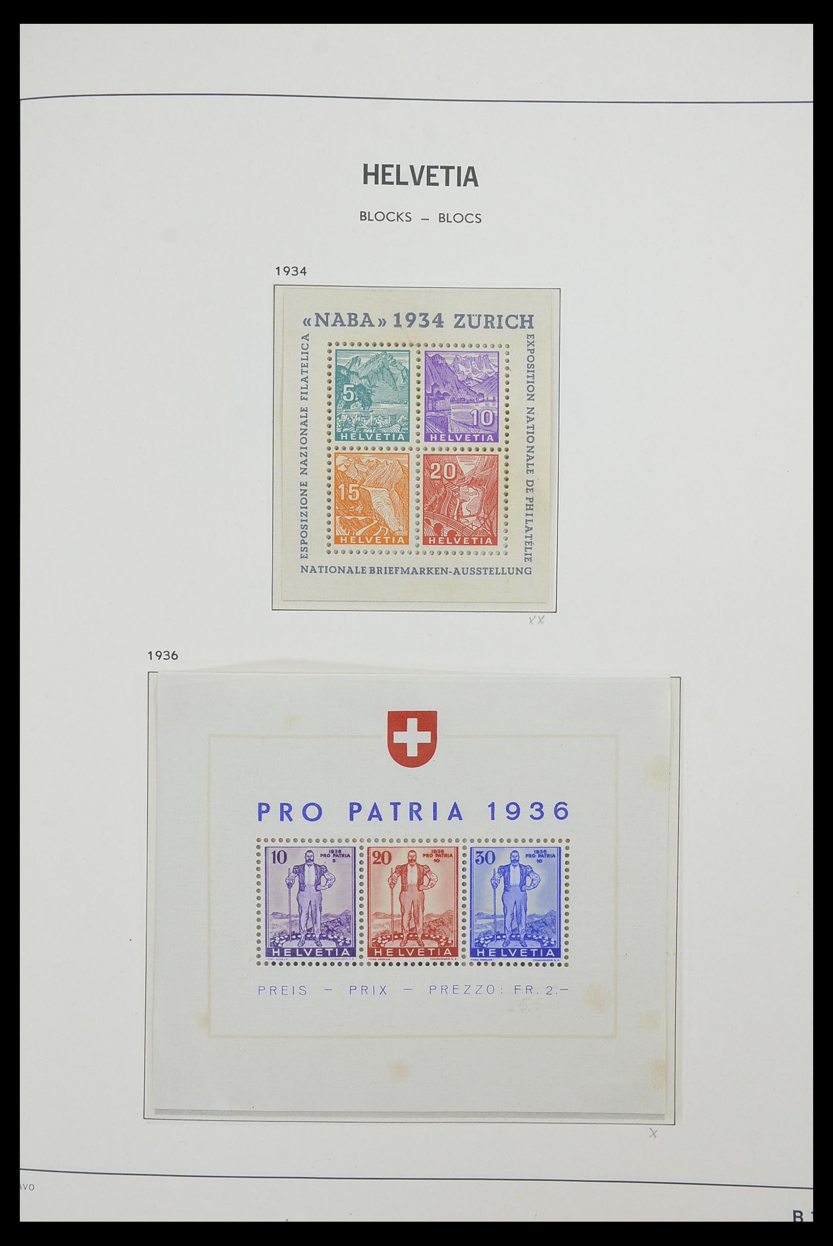 33556 136 - Stamp collection 33556 Switzerland 1862-2000.