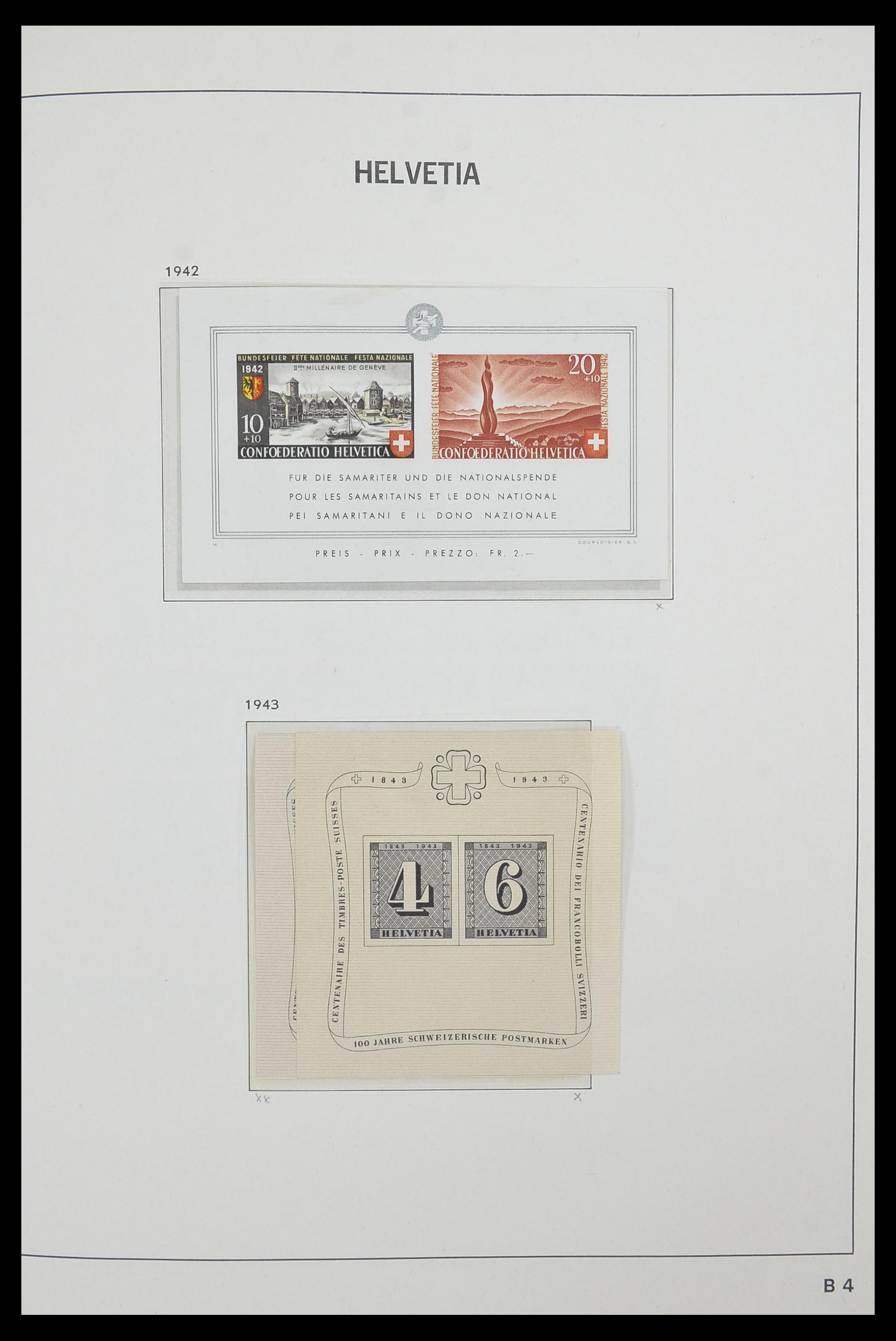 33556 139 - Stamp collection 33556 Switzerland 1862-2000.
