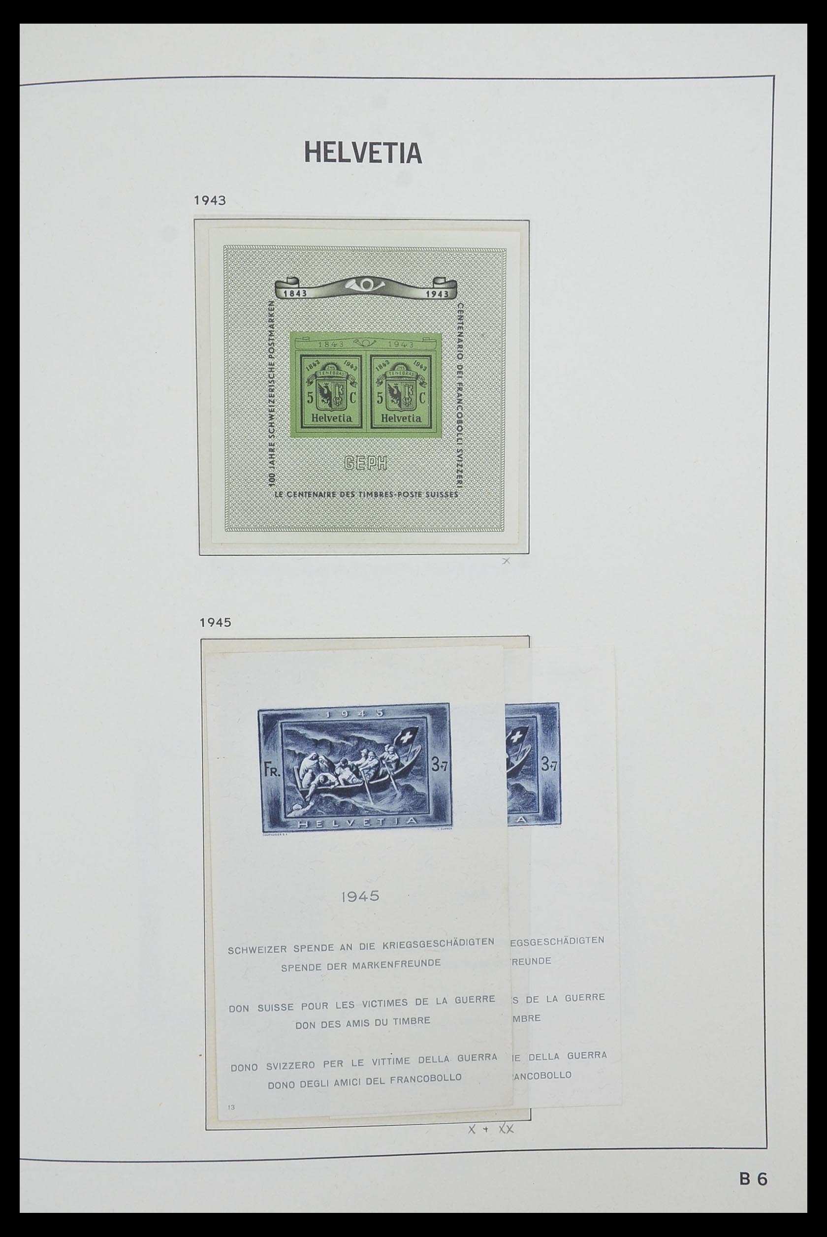 33556 141 - Postzegelverzameling 33556 Zwitserland 1862-2000.