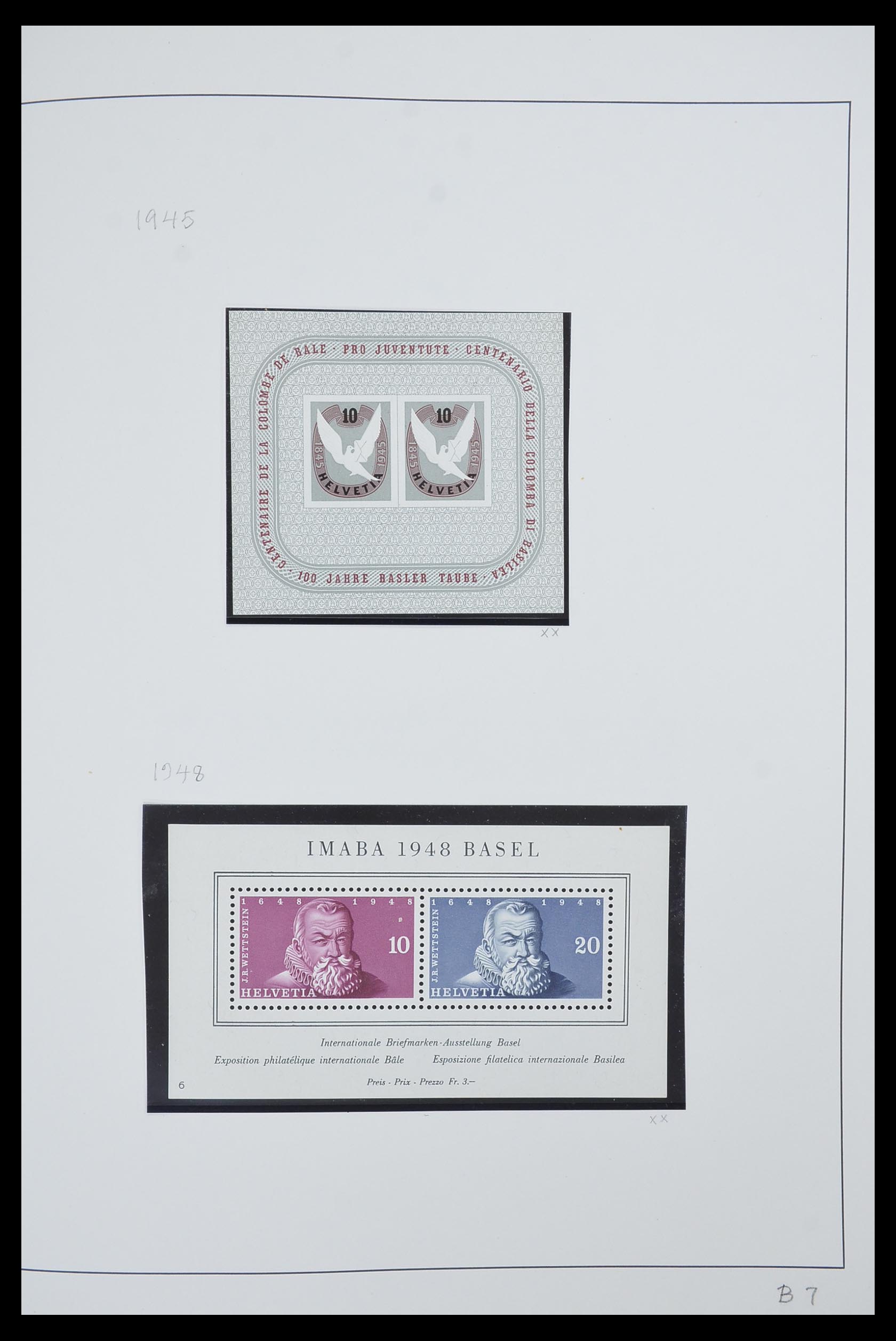 33556 142 - Stamp collection 33556 Switzerland 1862-2000.