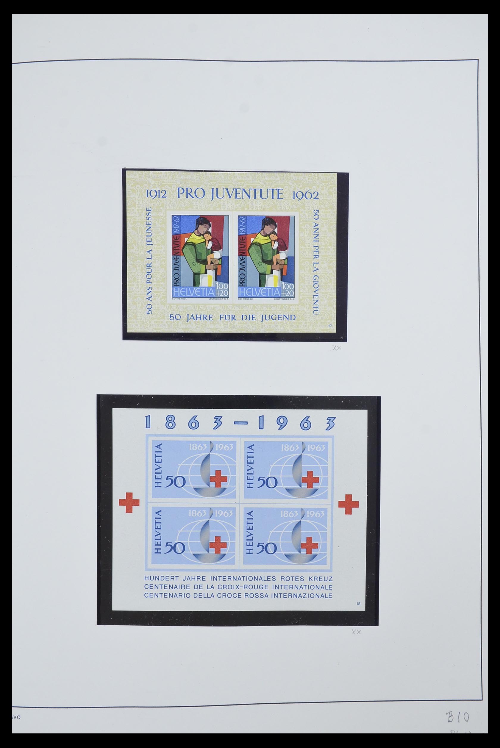 33556 145 - Postzegelverzameling 33556 Zwitserland 1862-2000.