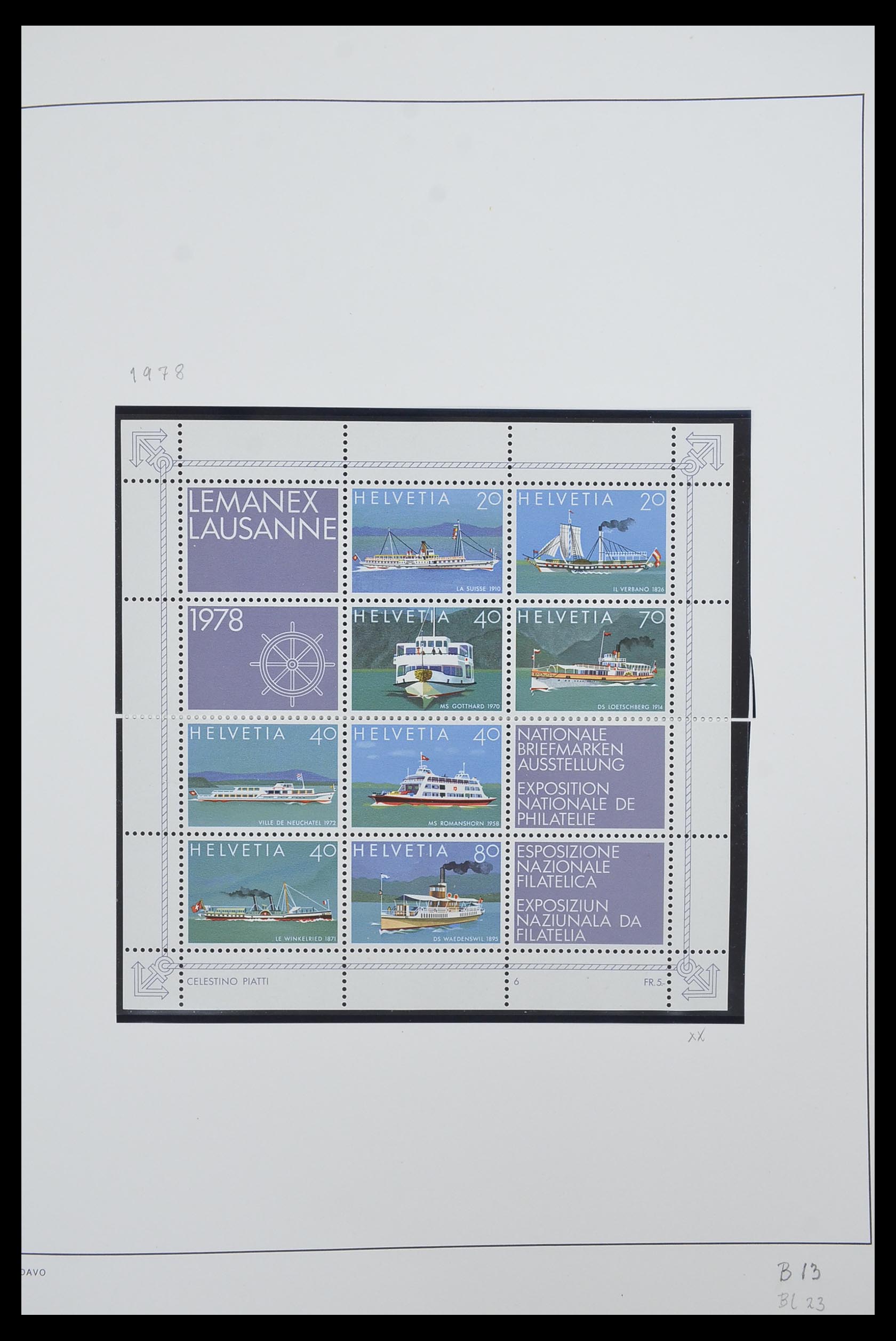 33556 148 - Postzegelverzameling 33556 Zwitserland 1862-2000.