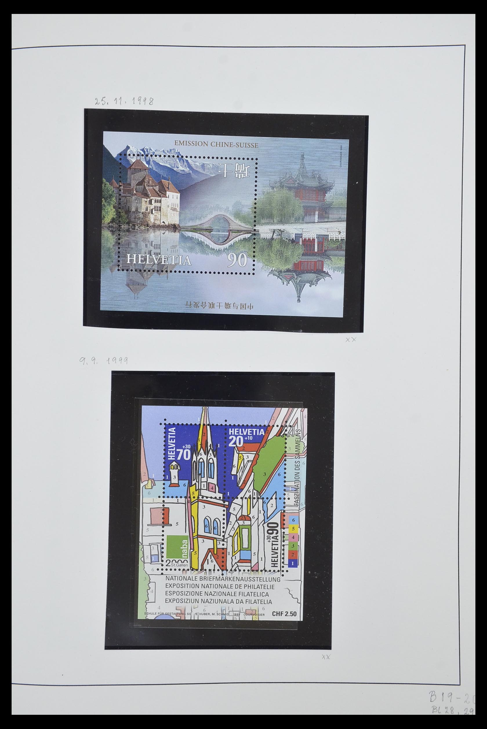 33556 152 - Postzegelverzameling 33556 Zwitserland 1862-2000.