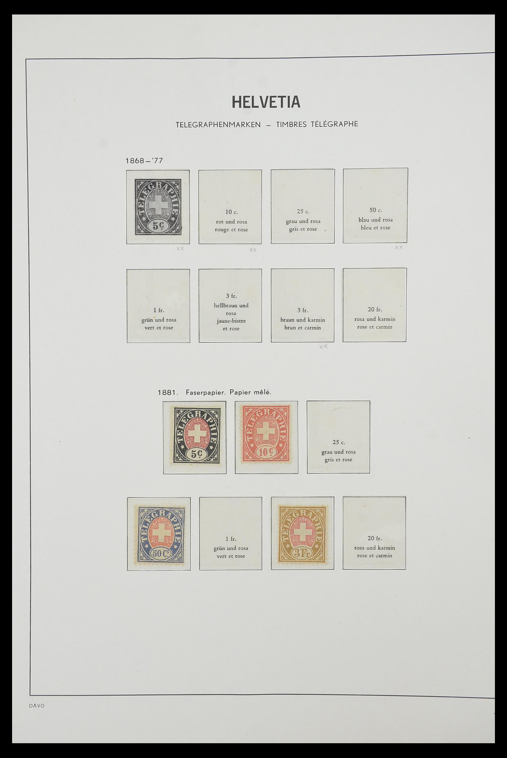 33556 155 - Postzegelverzameling 33556 Zwitserland 1862-2000.
