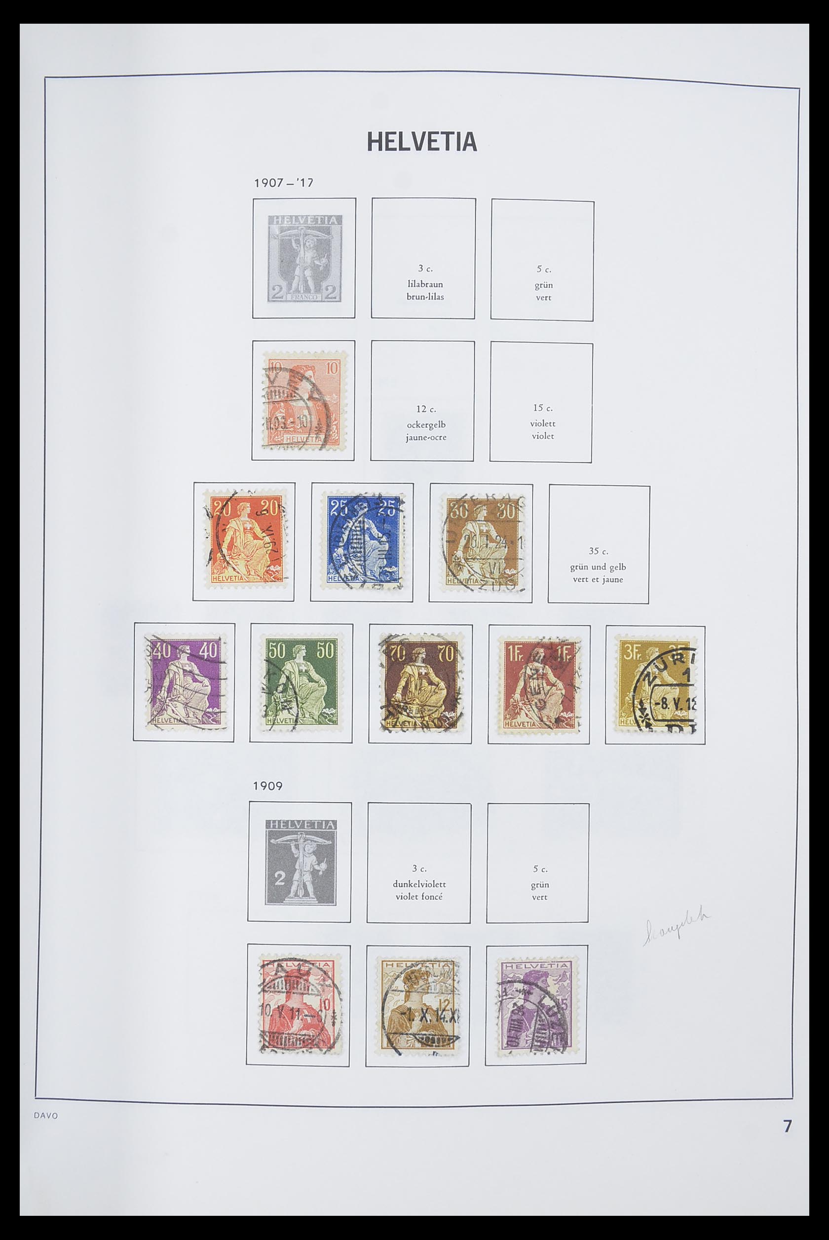 33559 008 - Postzegelverzameling 33559 Zwitserland 1850-2000.