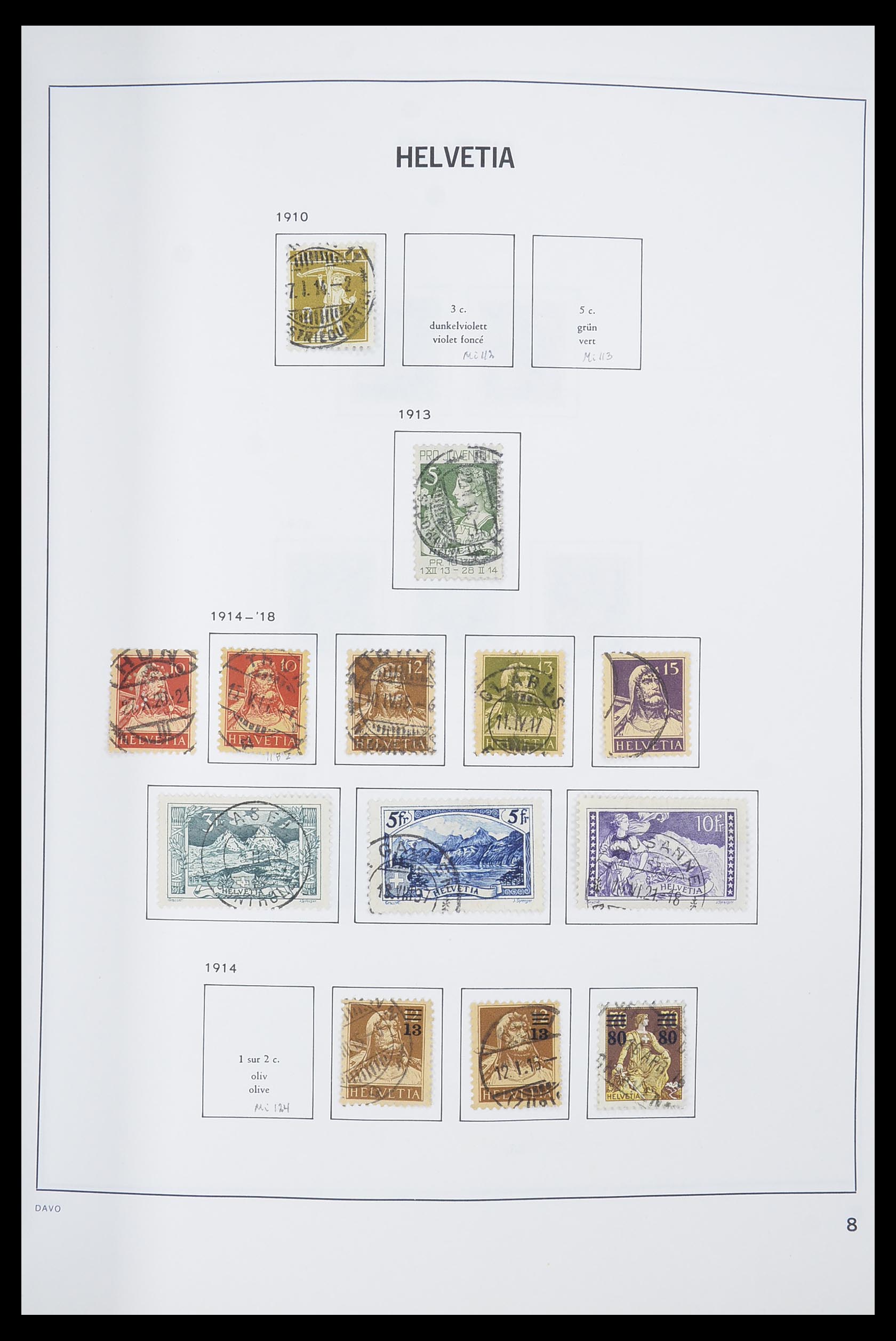 33559 009 - Postzegelverzameling 33559 Zwitserland 1850-2000.
