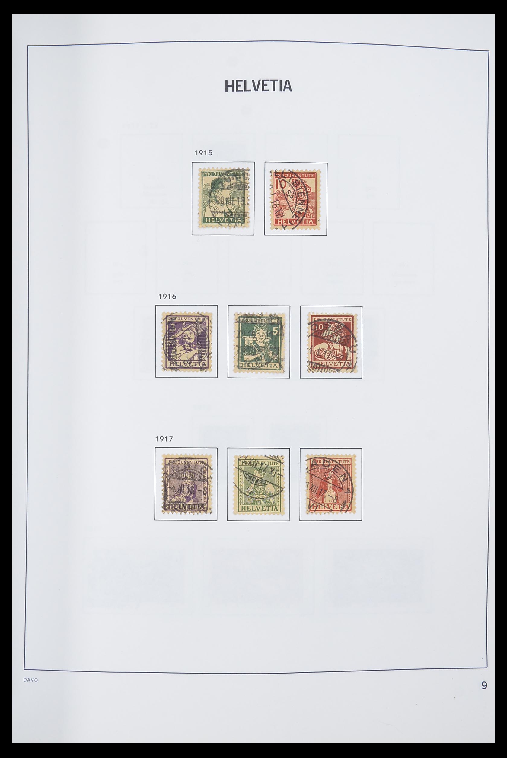 33559 010 - Postzegelverzameling 33559 Zwitserland 1850-2000.