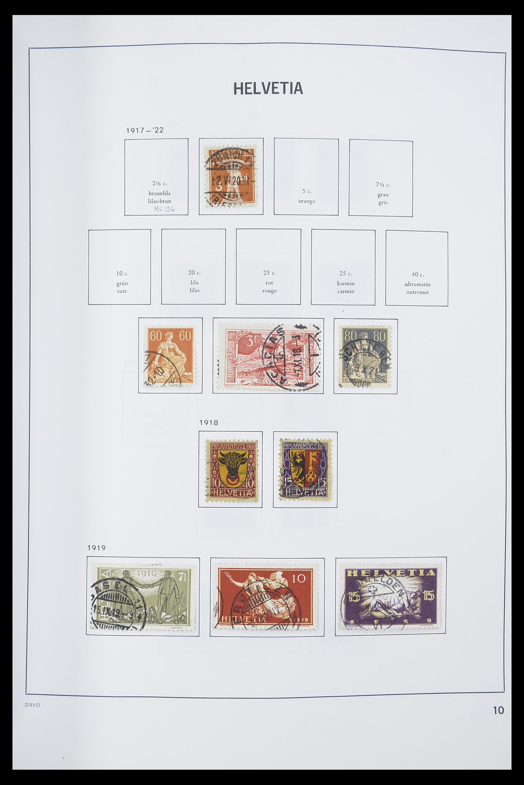33559 011 - Postzegelverzameling 33559 Zwitserland 1850-2000.