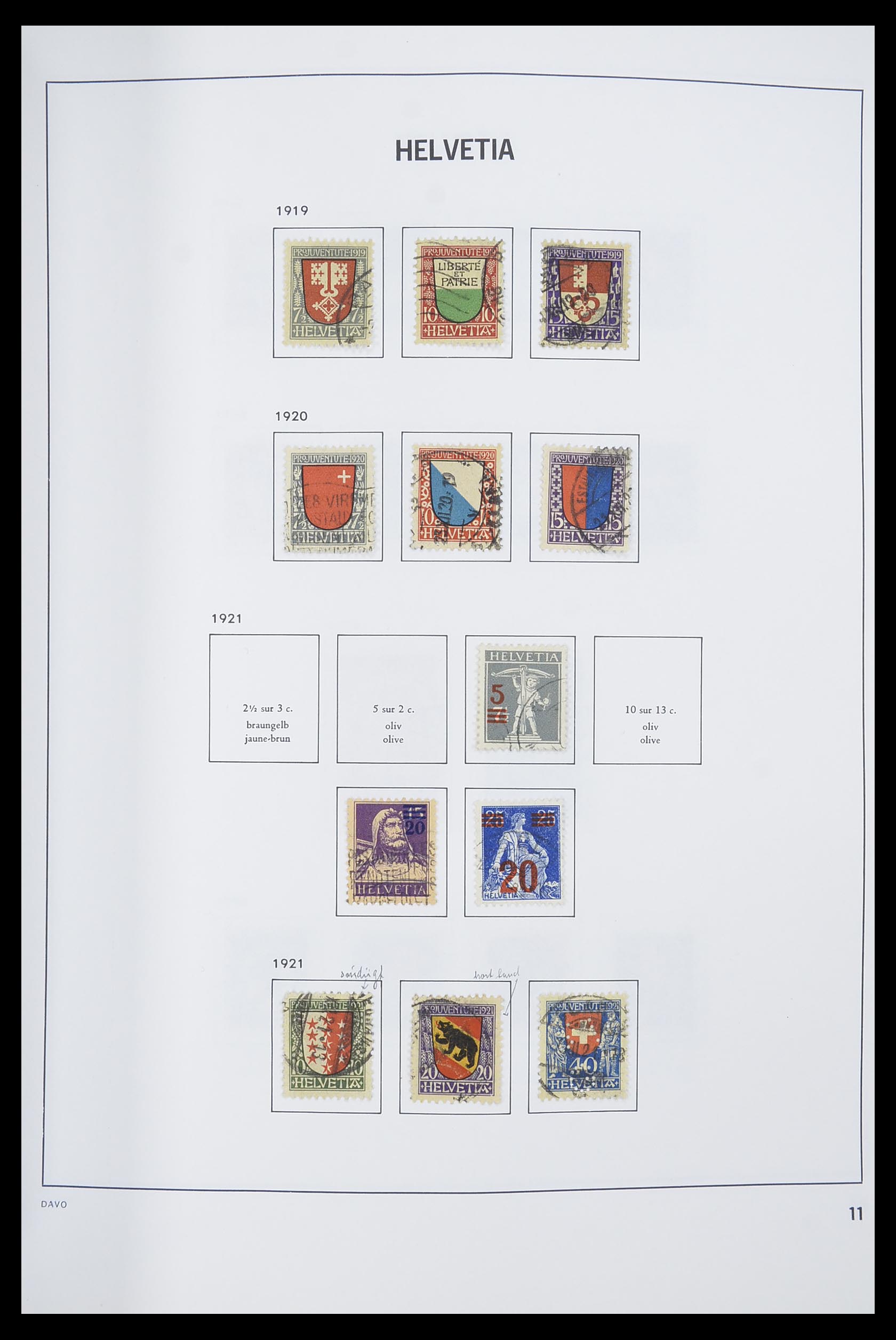 33559 012 - Postzegelverzameling 33559 Zwitserland 1850-2000.
