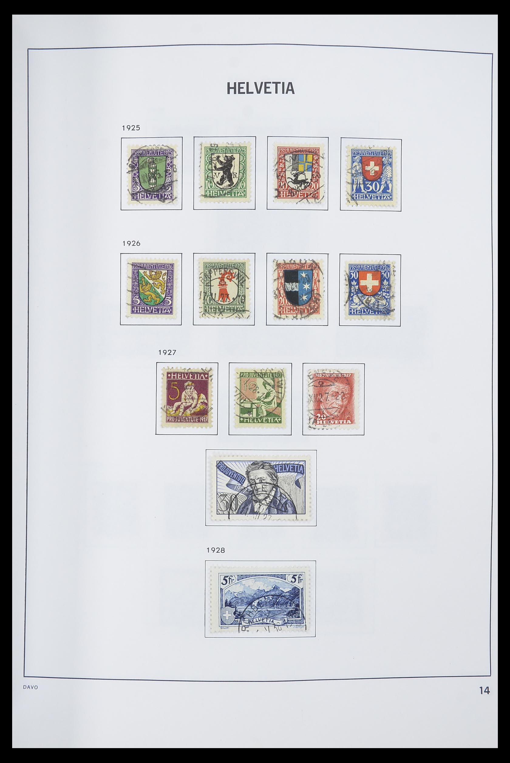 33559 015 - Postzegelverzameling 33559 Zwitserland 1850-2000.