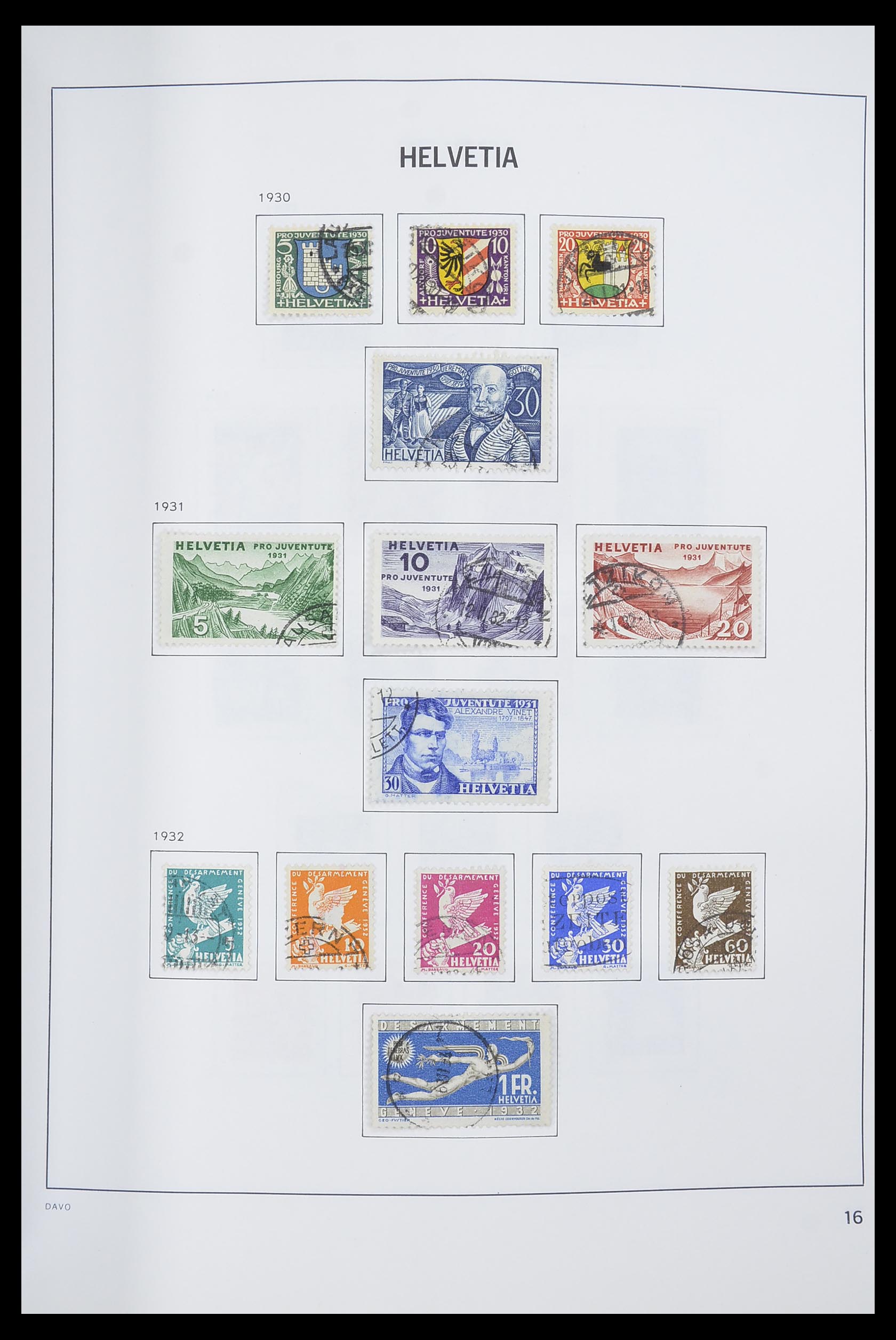33559 017 - Stamp collection 33559 Switzerland 1850-2000.