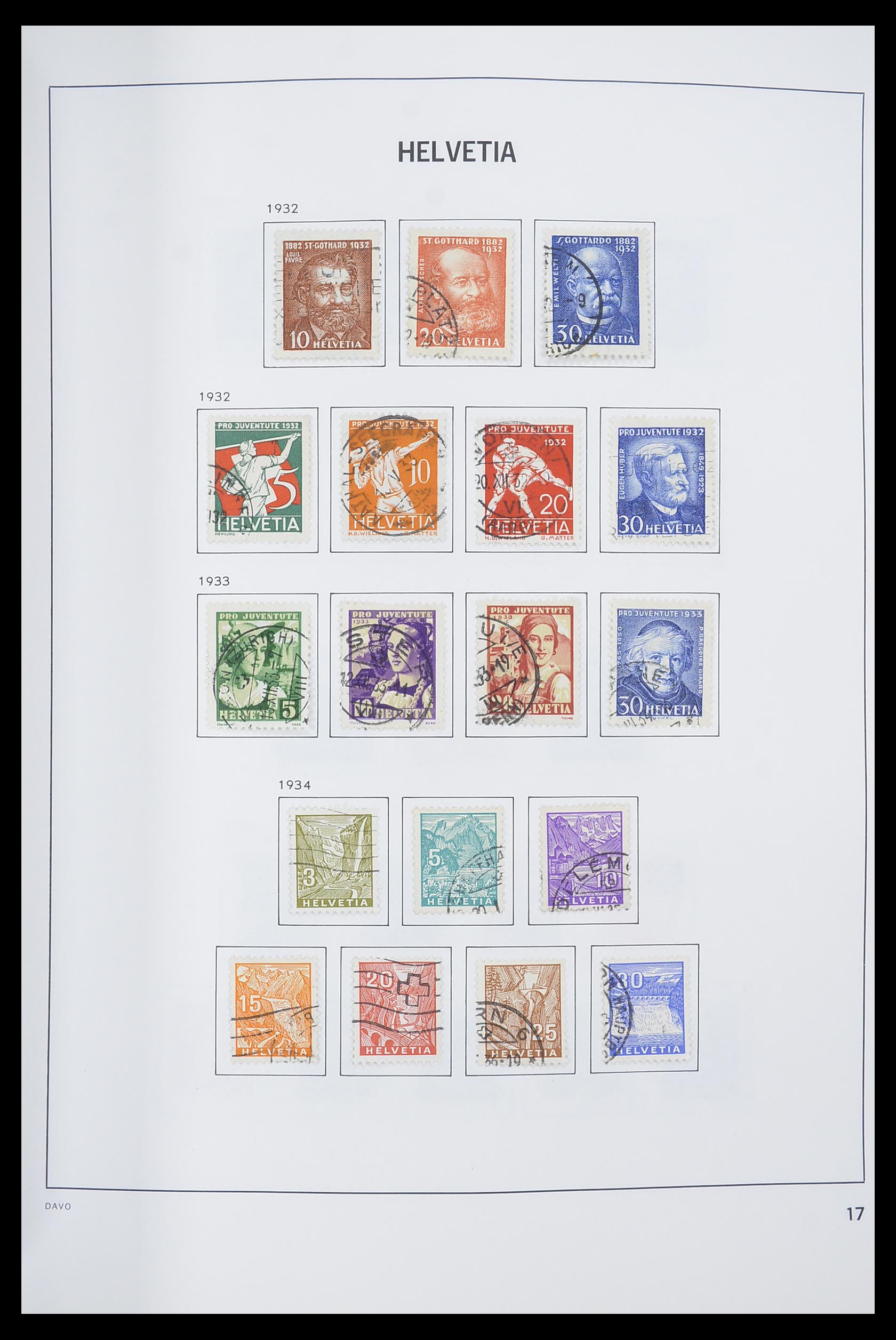 33559 018 - Postzegelverzameling 33559 Zwitserland 1850-2000.