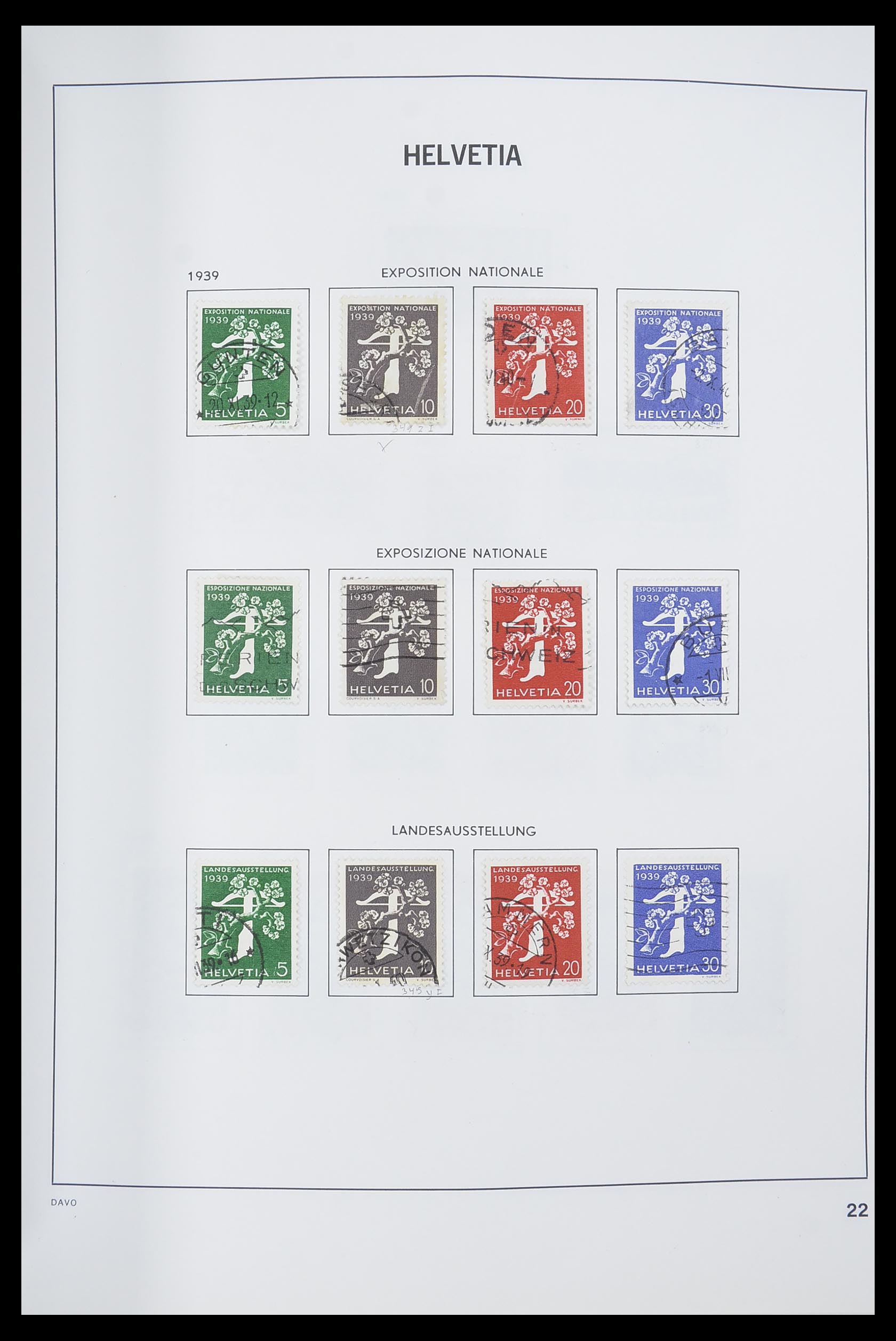 33559 023 - Postzegelverzameling 33559 Zwitserland 1850-2000.