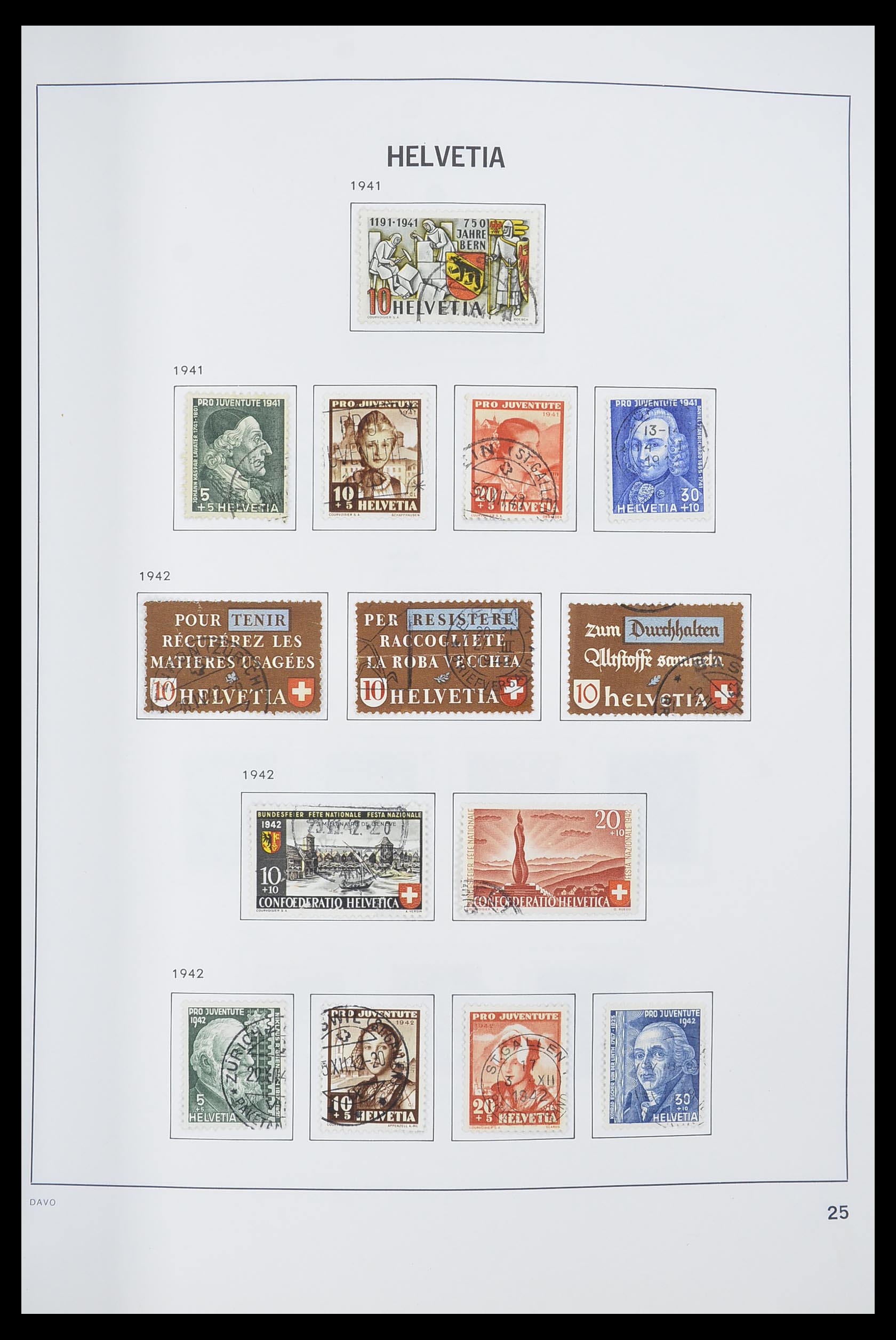 33559 026 - Postzegelverzameling 33559 Zwitserland 1850-2000.