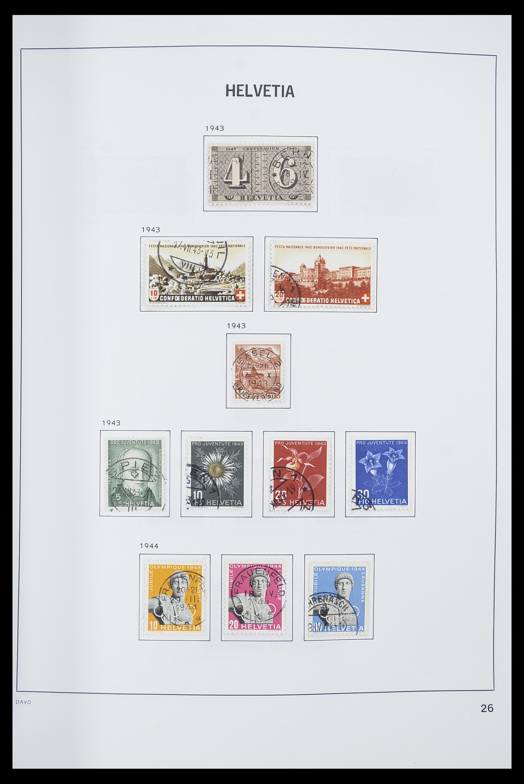 33559 027 - Postzegelverzameling 33559 Zwitserland 1850-2000.