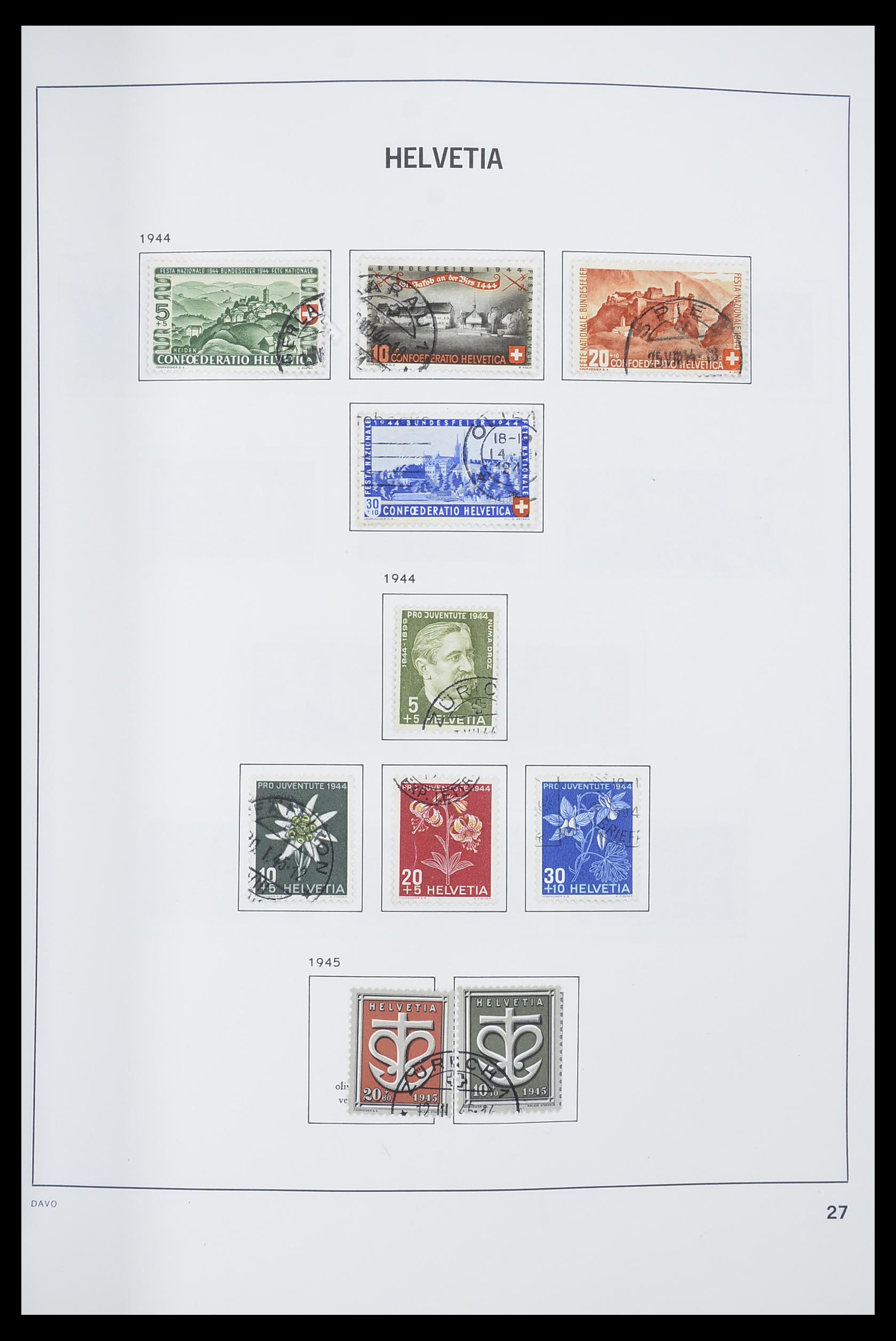33559 028 - Stamp collection 33559 Switzerland 1850-2000.