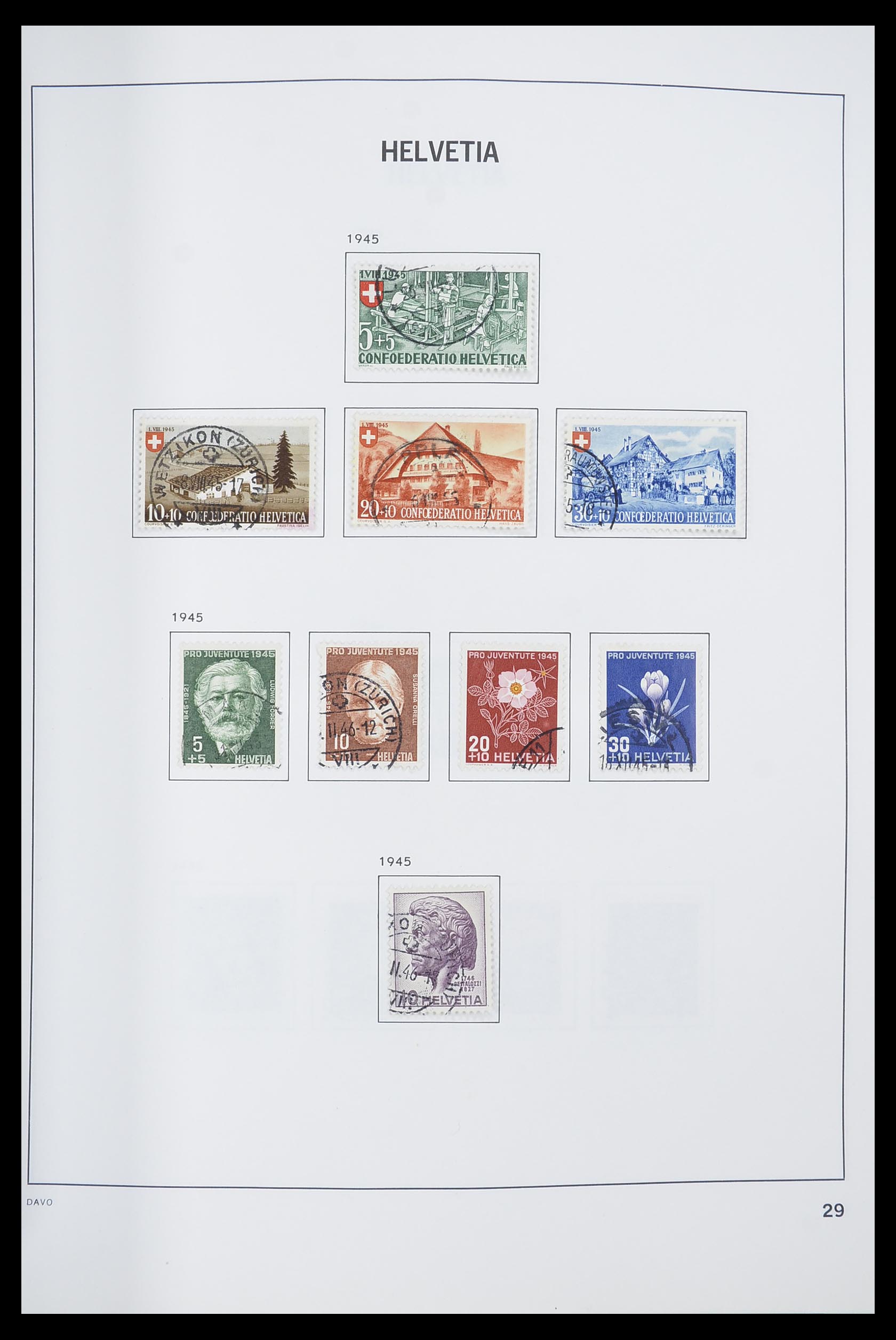 33559 030 - Postzegelverzameling 33559 Zwitserland 1850-2000.