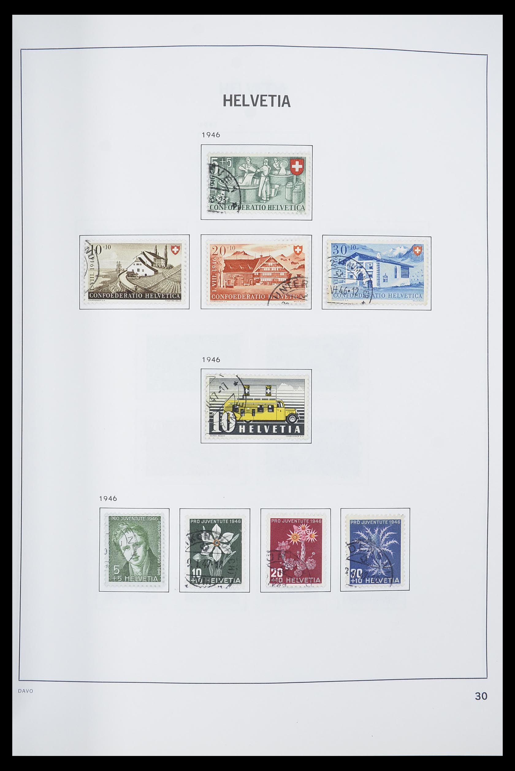 33559 031 - Postzegelverzameling 33559 Zwitserland 1850-2000.