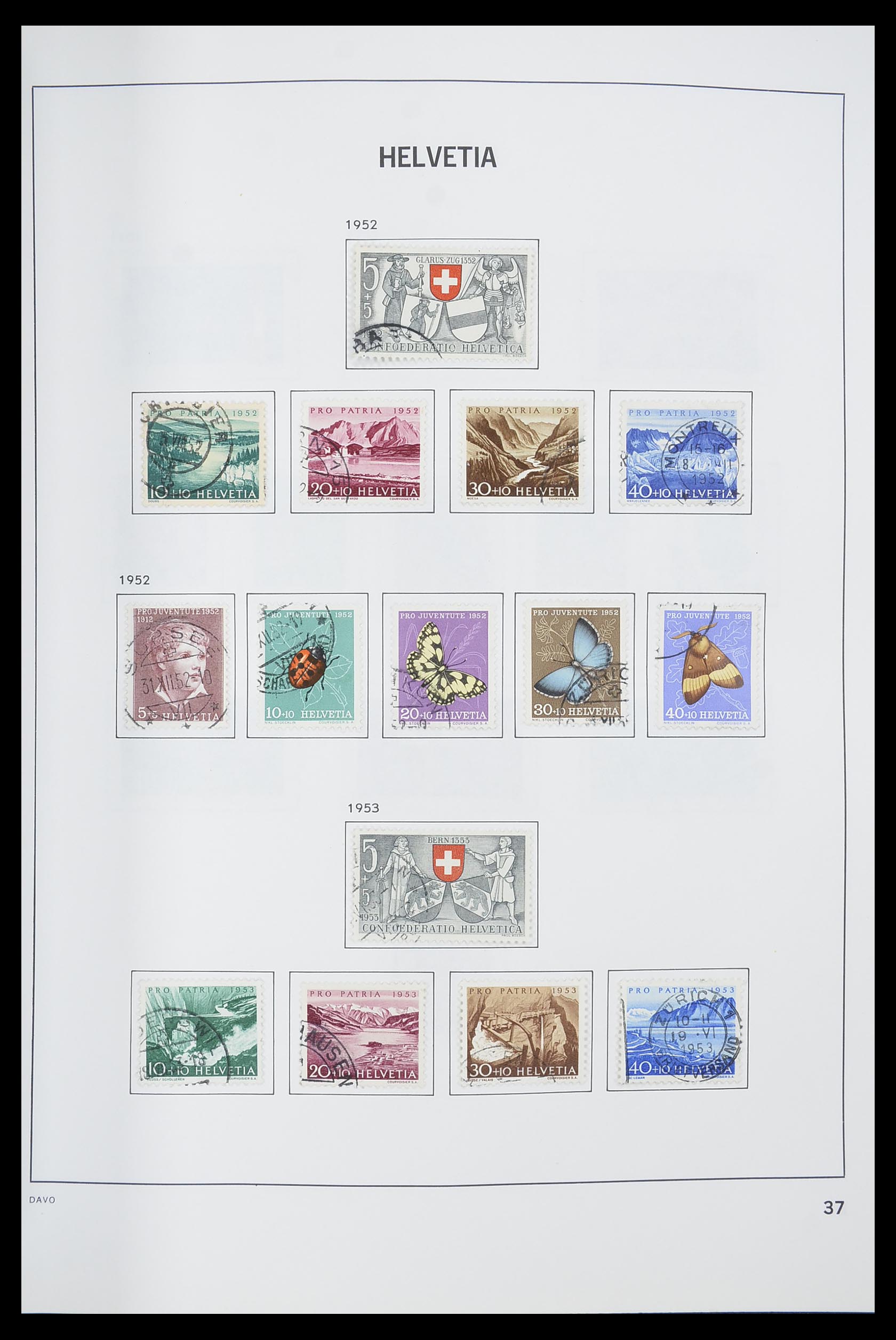 33559 038 - Postzegelverzameling 33559 Zwitserland 1850-2000.