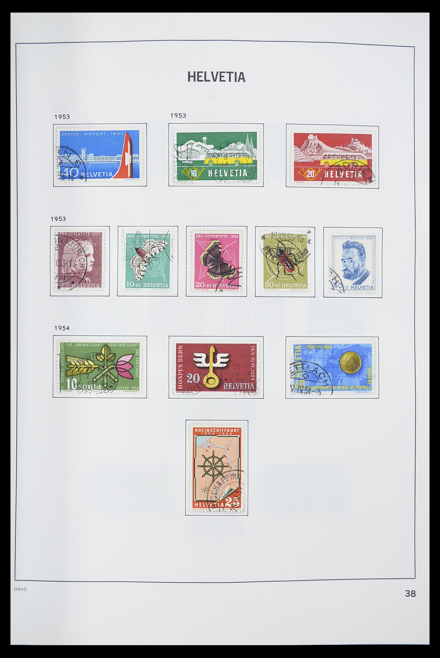 33559 039 - Postzegelverzameling 33559 Zwitserland 1850-2000.