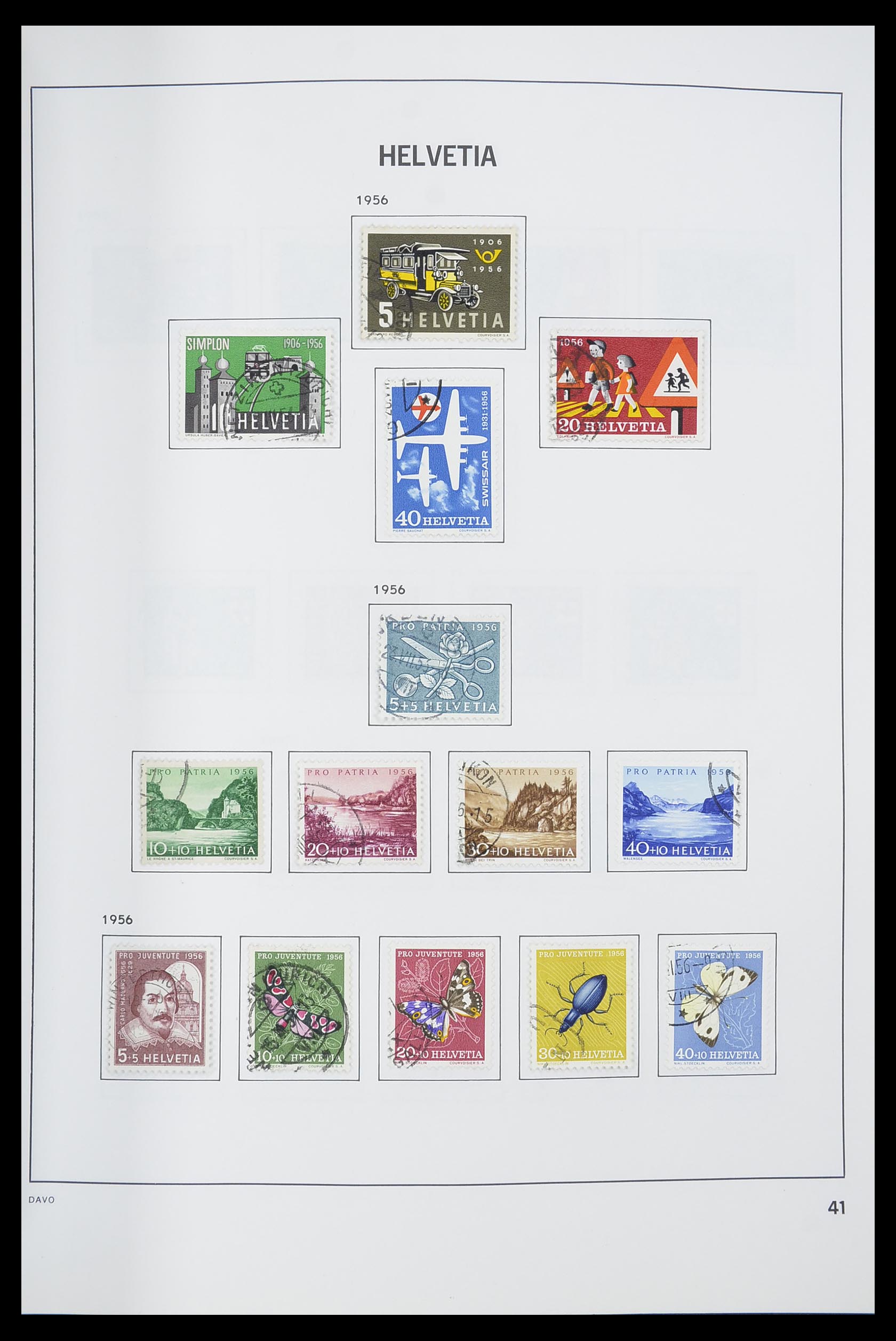 33559 042 - Postzegelverzameling 33559 Zwitserland 1850-2000.