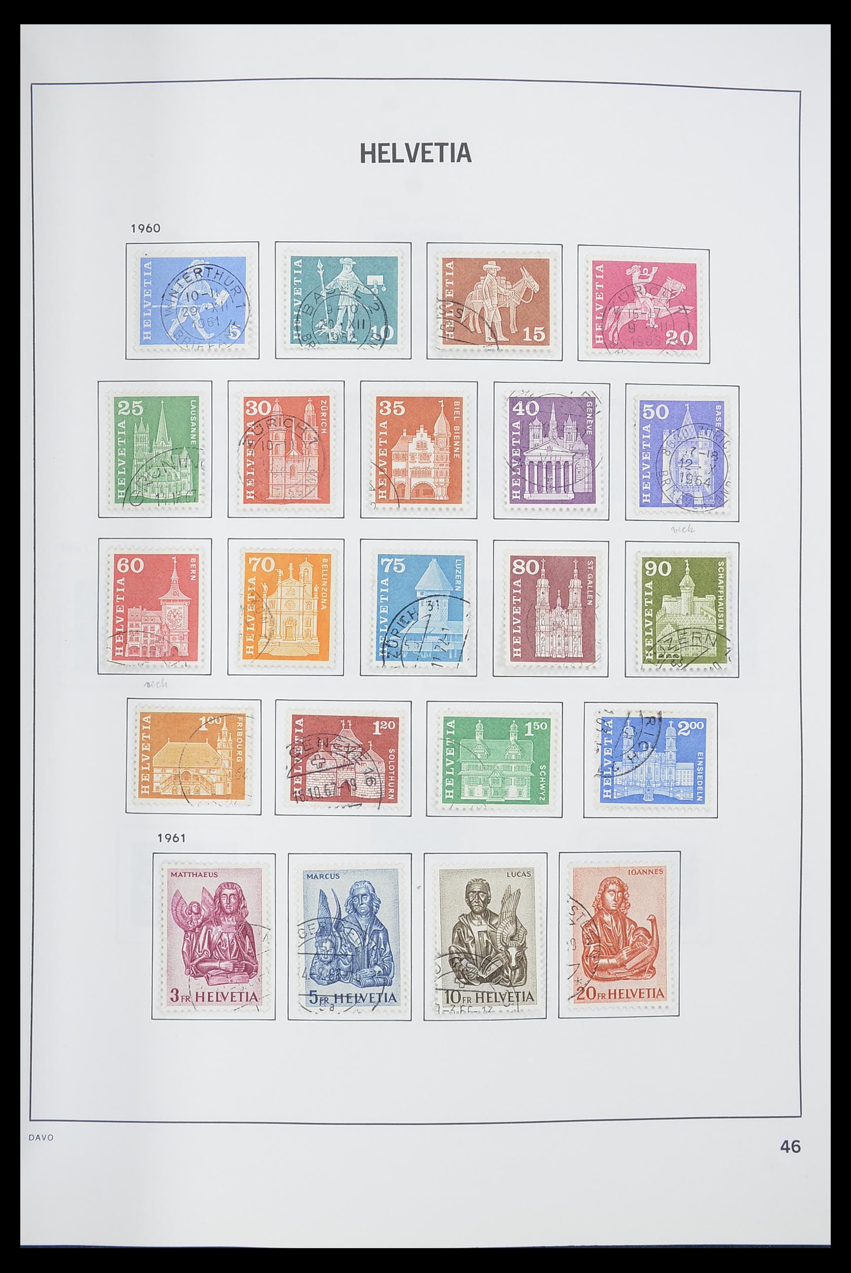 33559 047 - Stamp collection 33559 Switzerland 1850-2000.