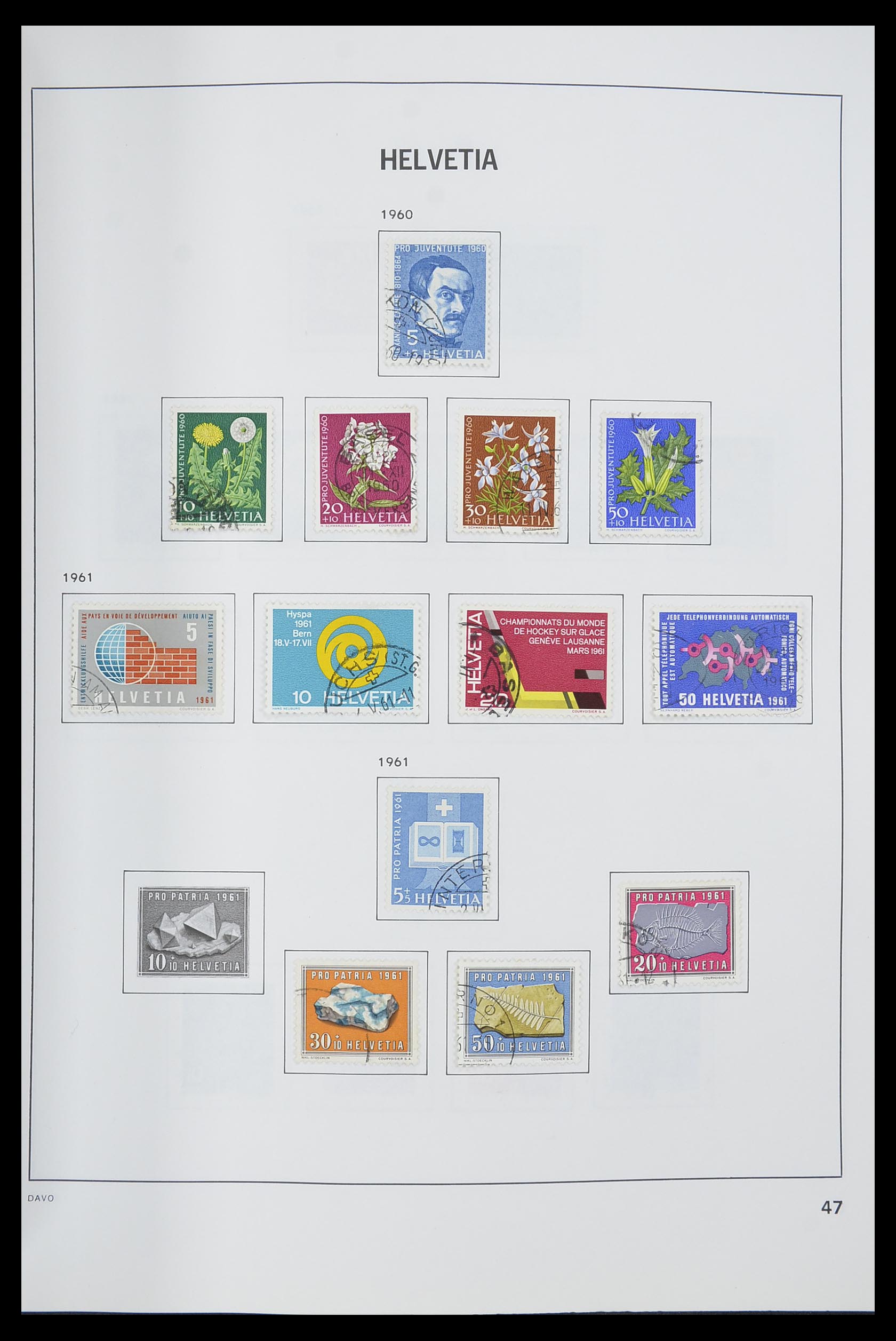 33559 048 - Postzegelverzameling 33559 Zwitserland 1850-2000.