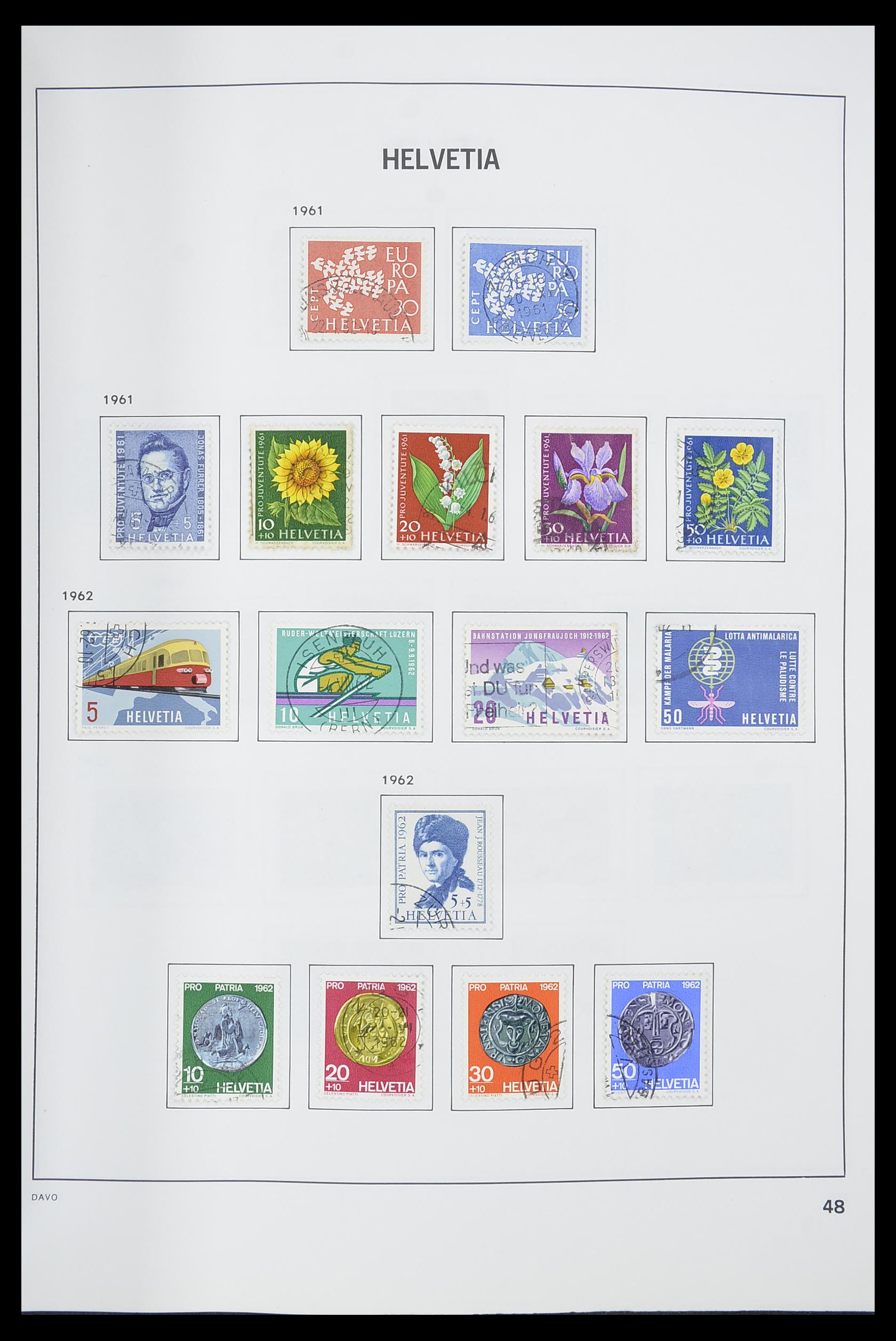 33559 049 - Postzegelverzameling 33559 Zwitserland 1850-2000.