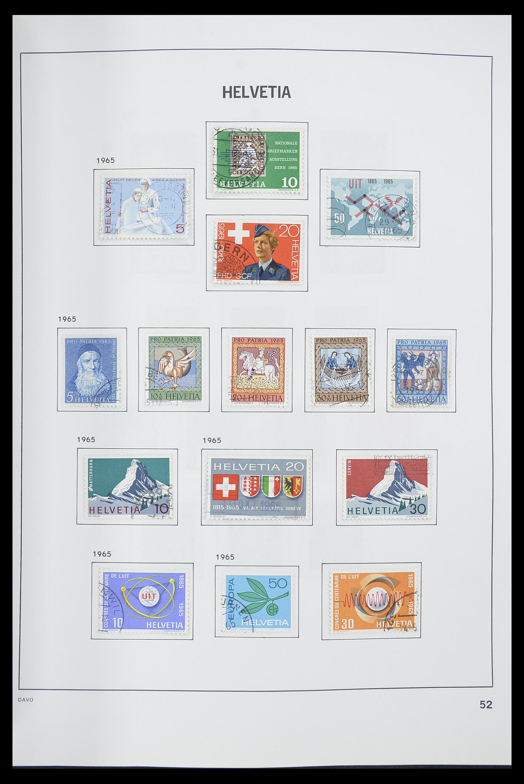 33559 053 - Postzegelverzameling 33559 Zwitserland 1850-2000.