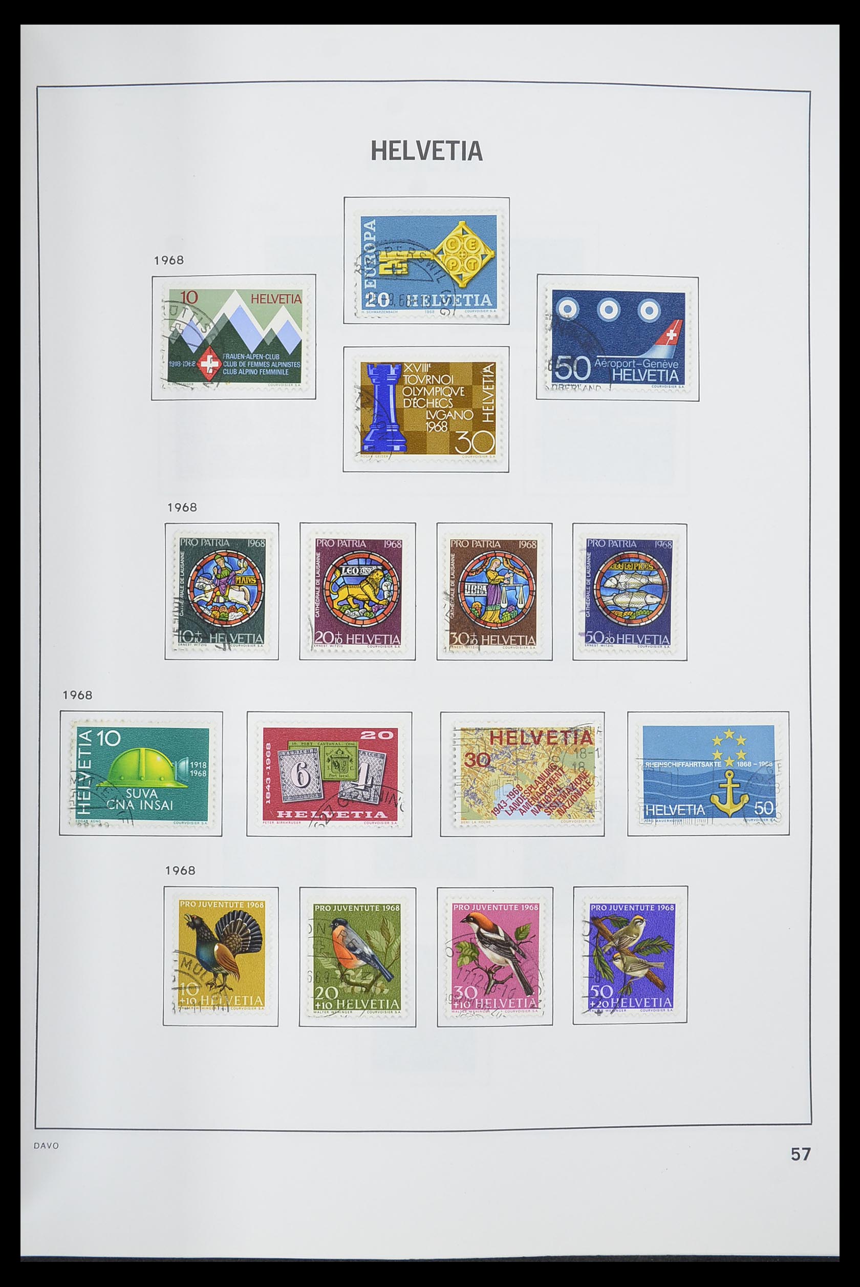 33559 058 - Postzegelverzameling 33559 Zwitserland 1850-2000.