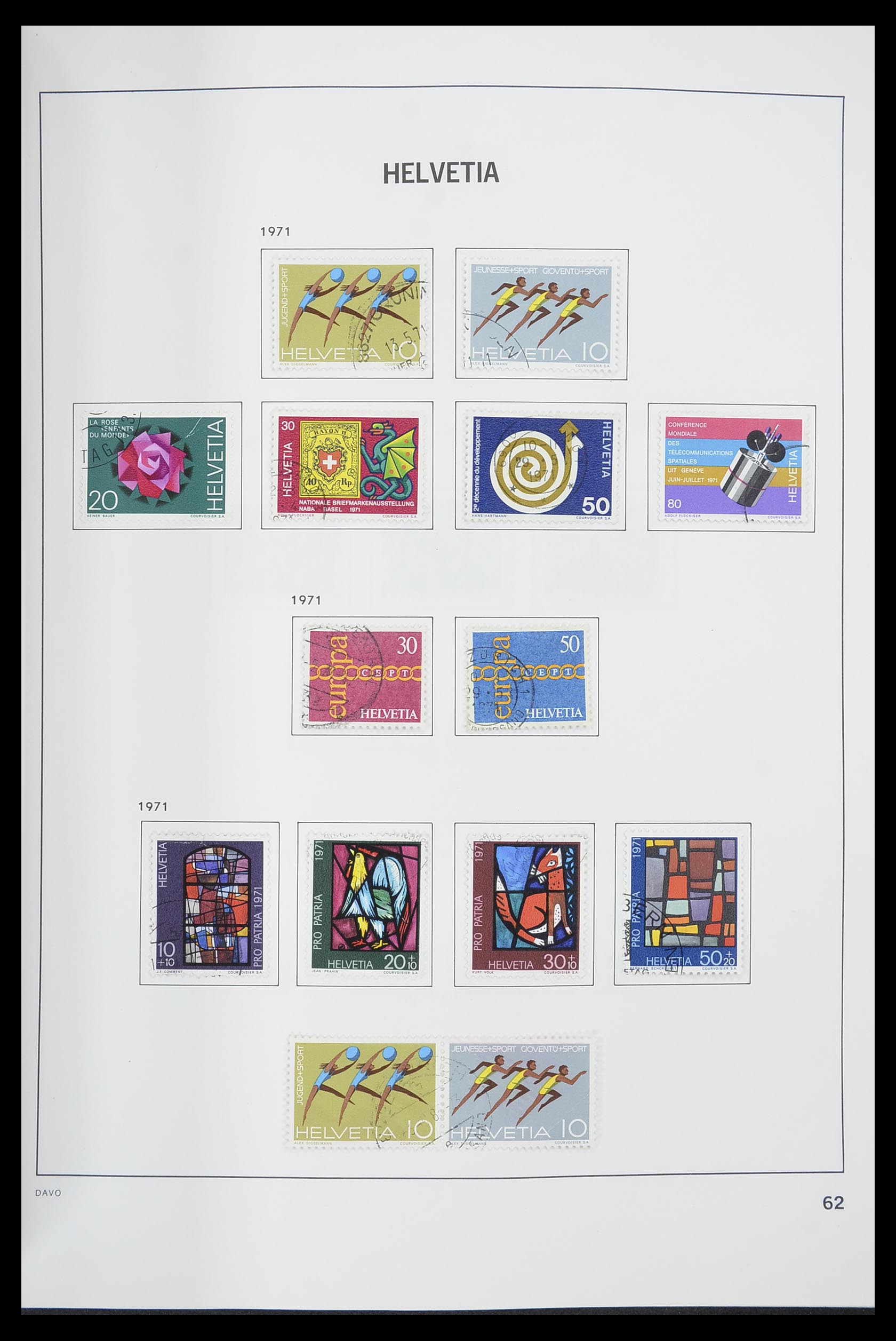 33559 063 - Stamp collection 33559 Switzerland 1850-2000.
