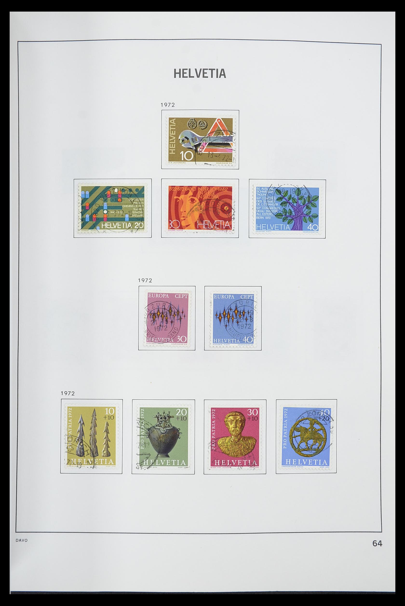 33559 065 - Stamp collection 33559 Switzerland 1850-2000.