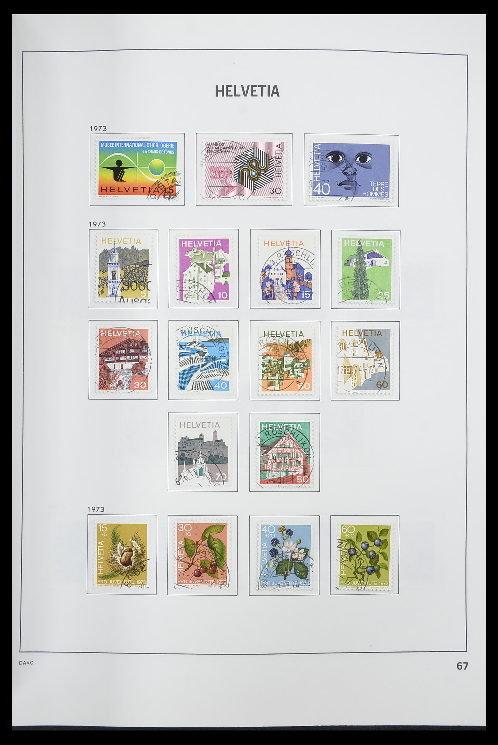 33559 068 - Stamp collection 33559 Switzerland 1850-2000.