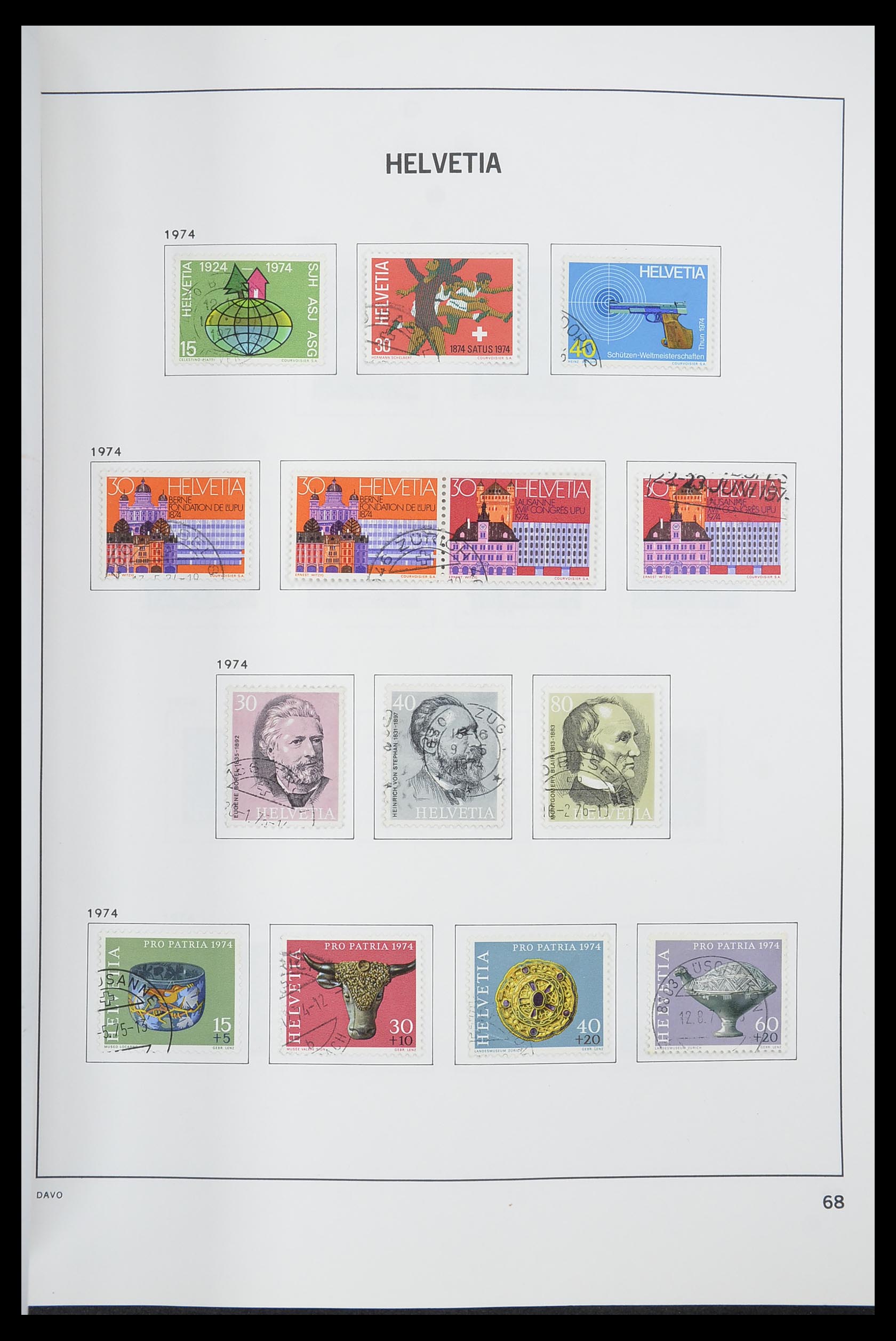 33559 069 - Stamp collection 33559 Switzerland 1850-2000.