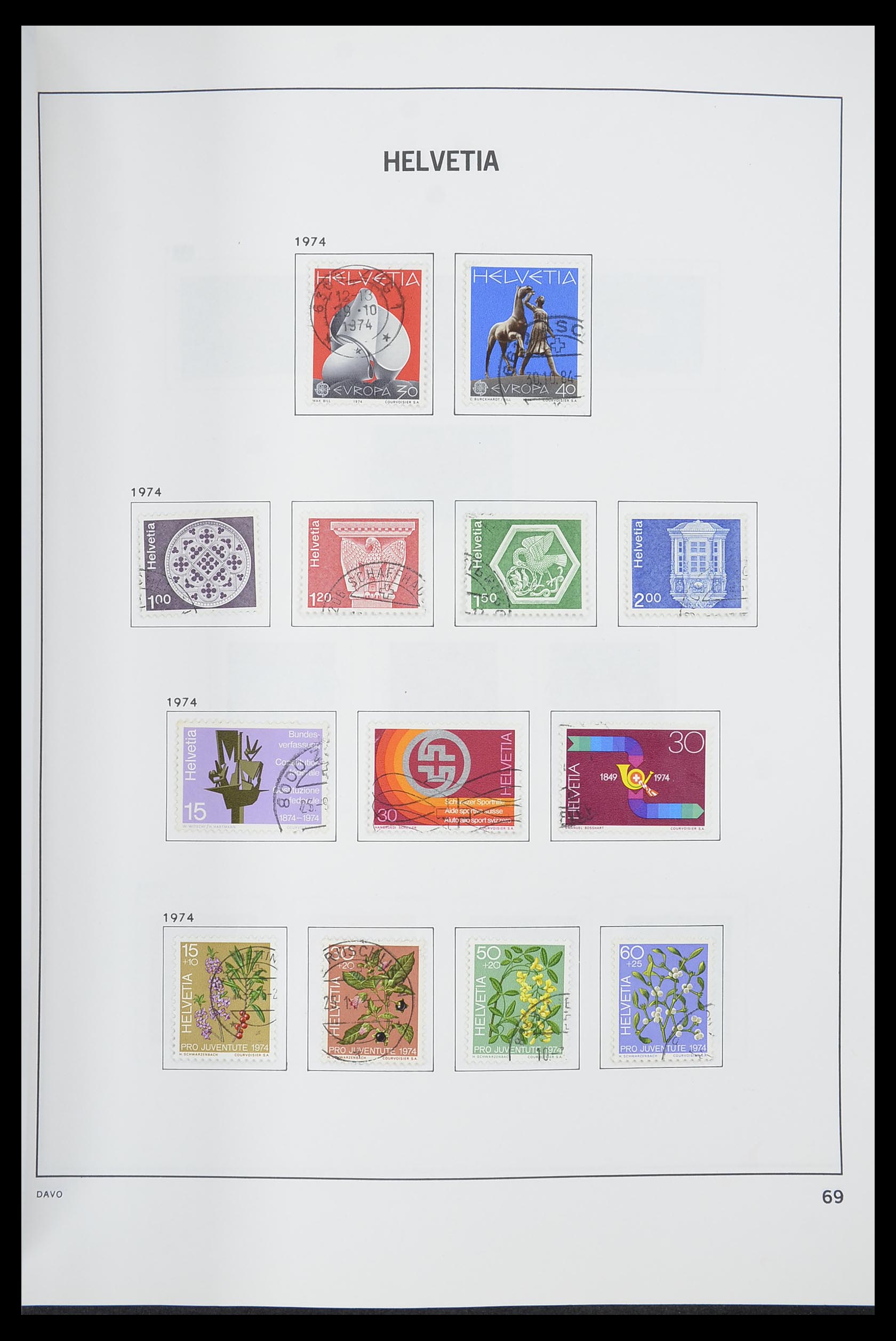 33559 070 - Stamp collection 33559 Switzerland 1850-2000.