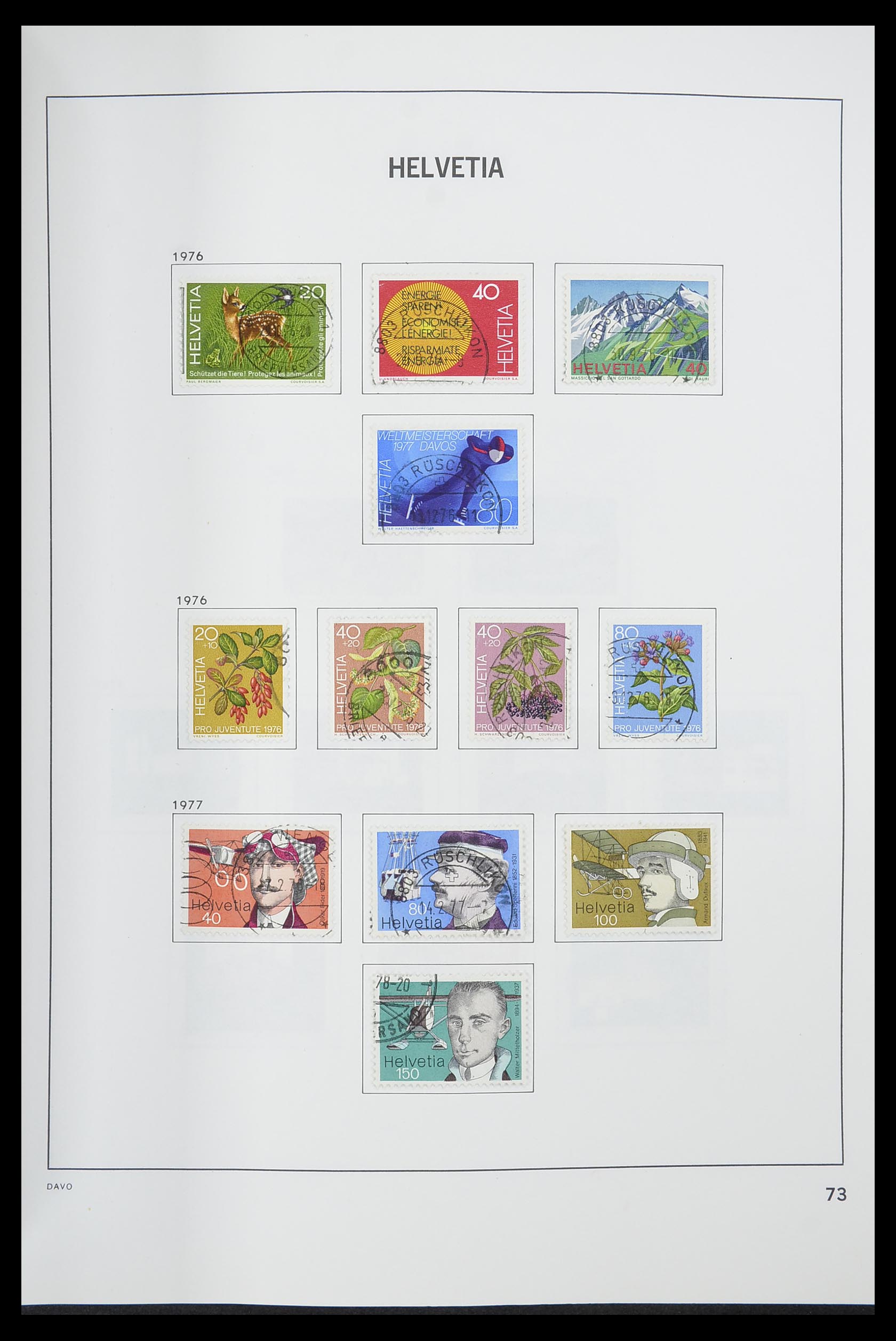 33559 074 - Stamp collection 33559 Switzerland 1850-2000.