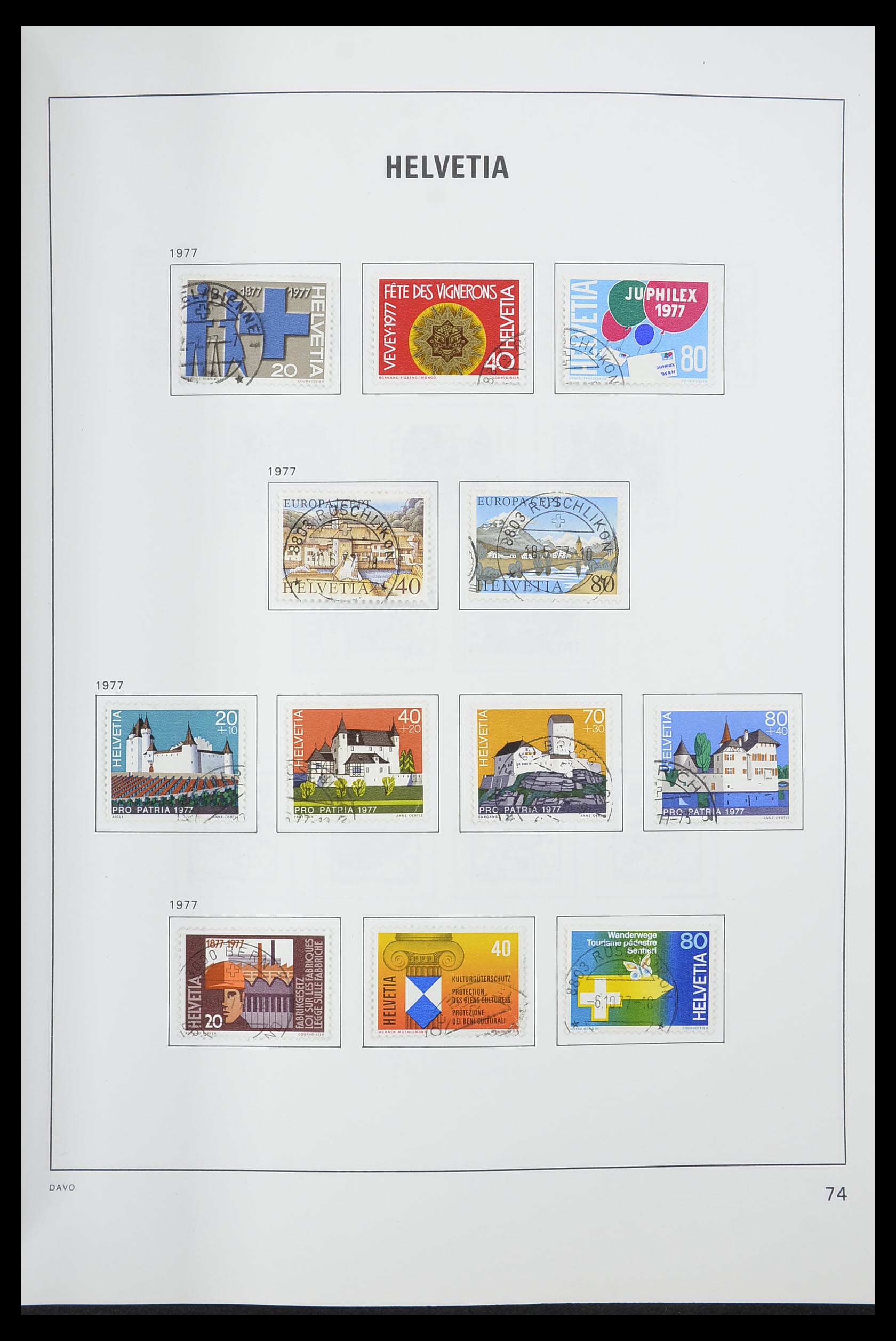 33559 075 - Stamp collection 33559 Switzerland 1850-2000.