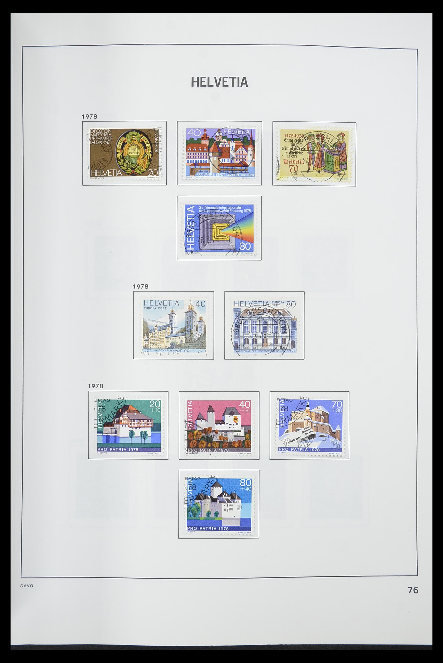 33559 077 - Stamp collection 33559 Switzerland 1850-2000.