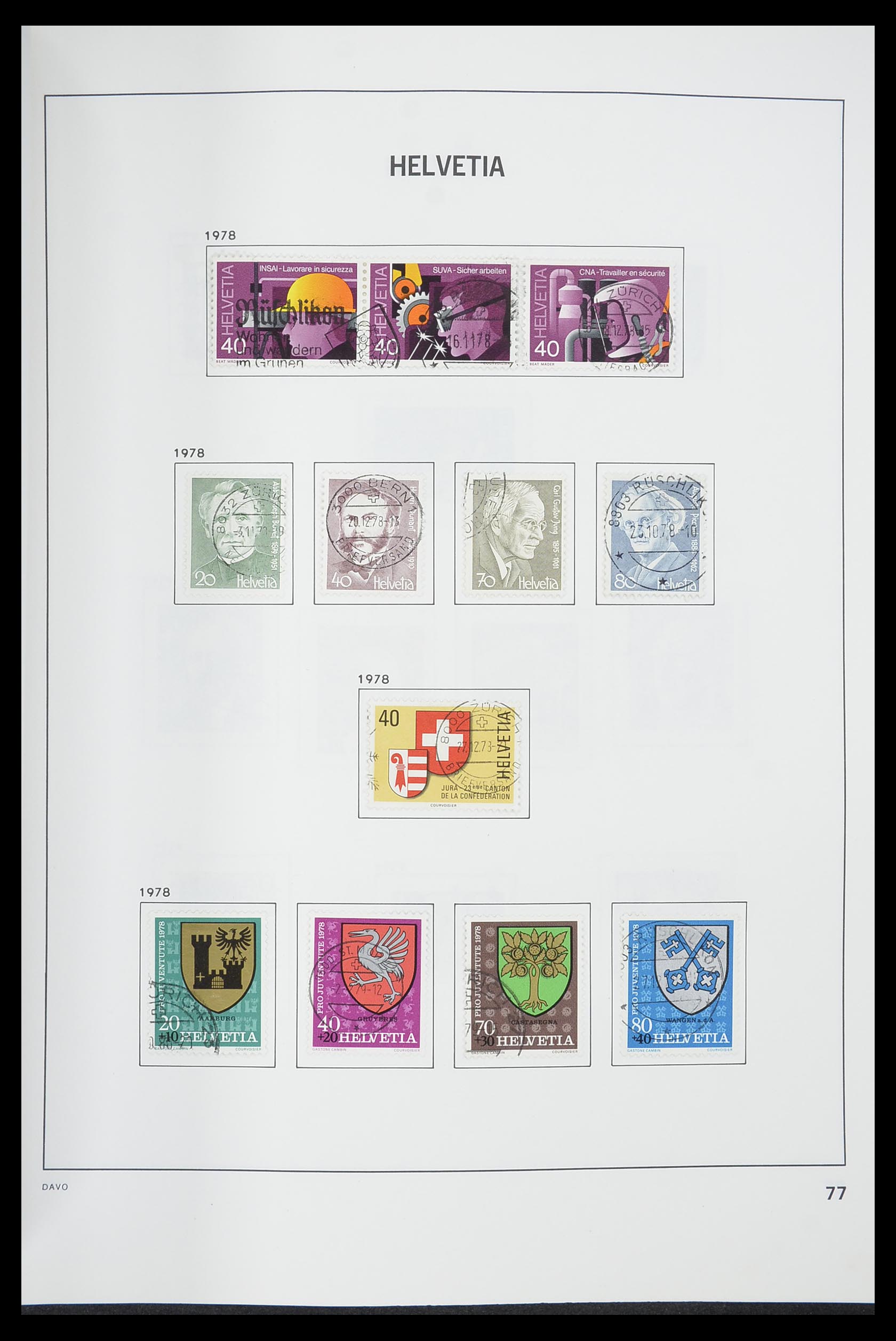 33559 078 - Stamp collection 33559 Switzerland 1850-2000.