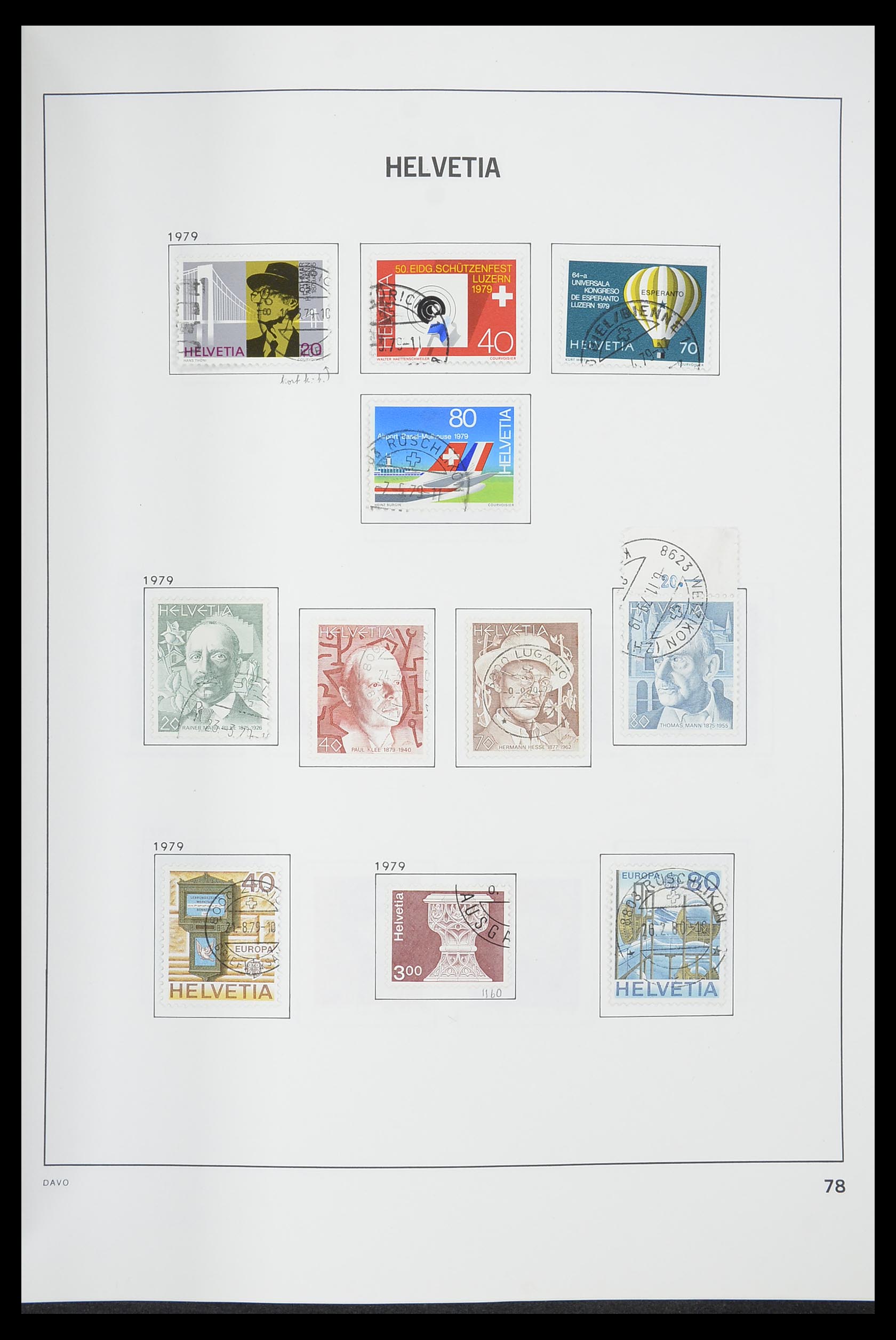 33559 079 - Stamp collection 33559 Switzerland 1850-2000.