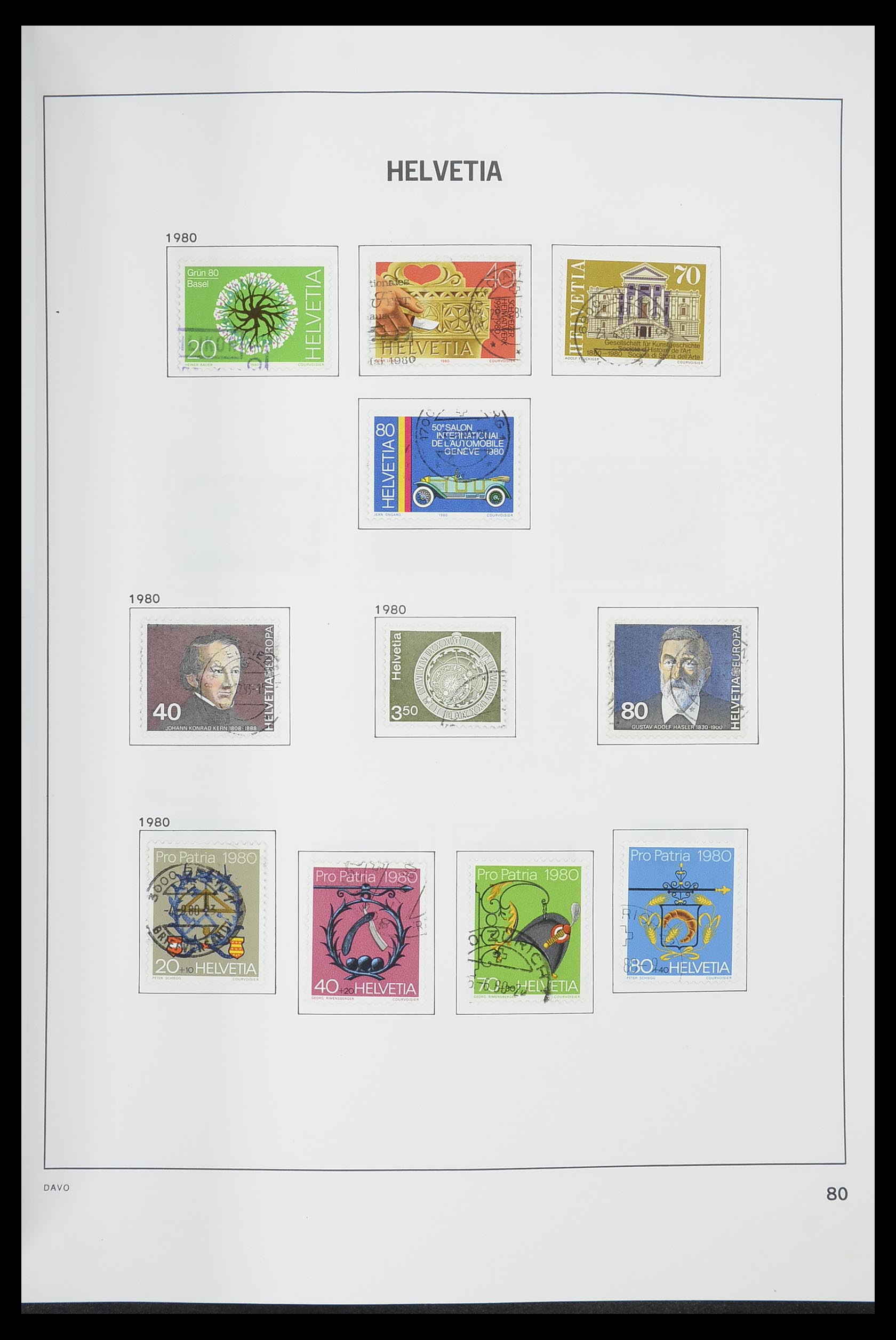 33559 081 - Stamp collection 33559 Switzerland 1850-2000.