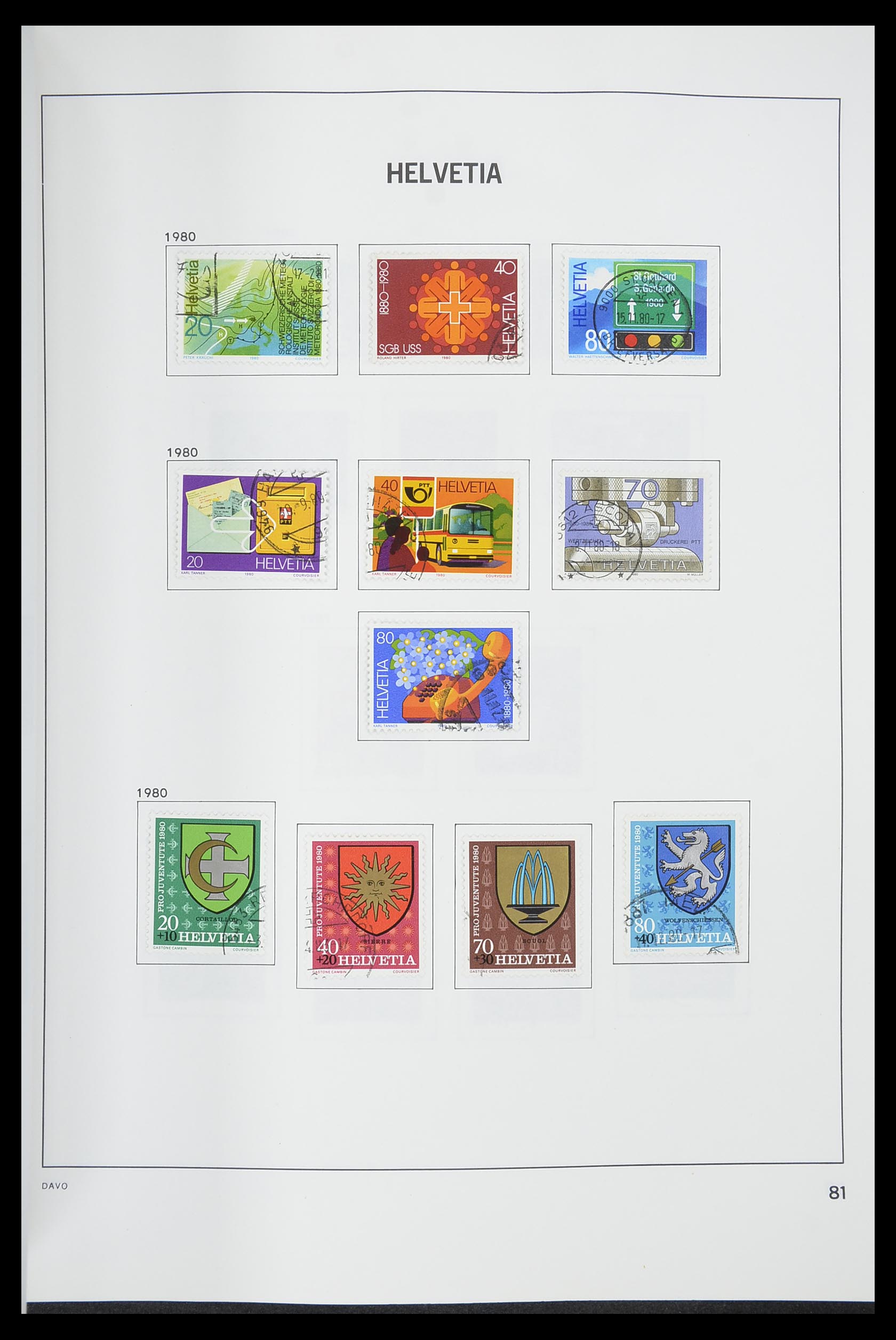 33559 082 - Stamp collection 33559 Switzerland 1850-2000.