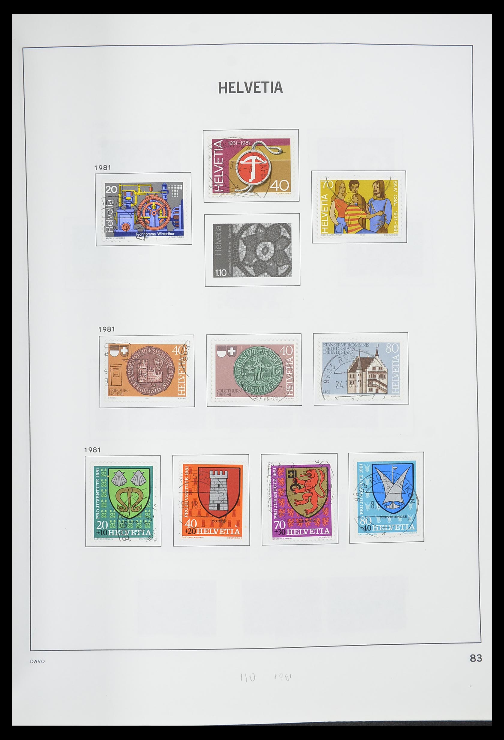 33559 084 - Stamp collection 33559 Switzerland 1850-2000.