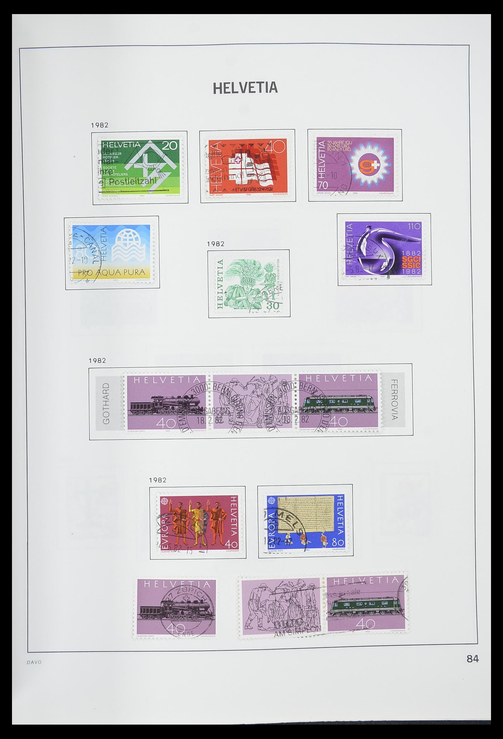 33559 085 - Stamp collection 33559 Switzerland 1850-2000.